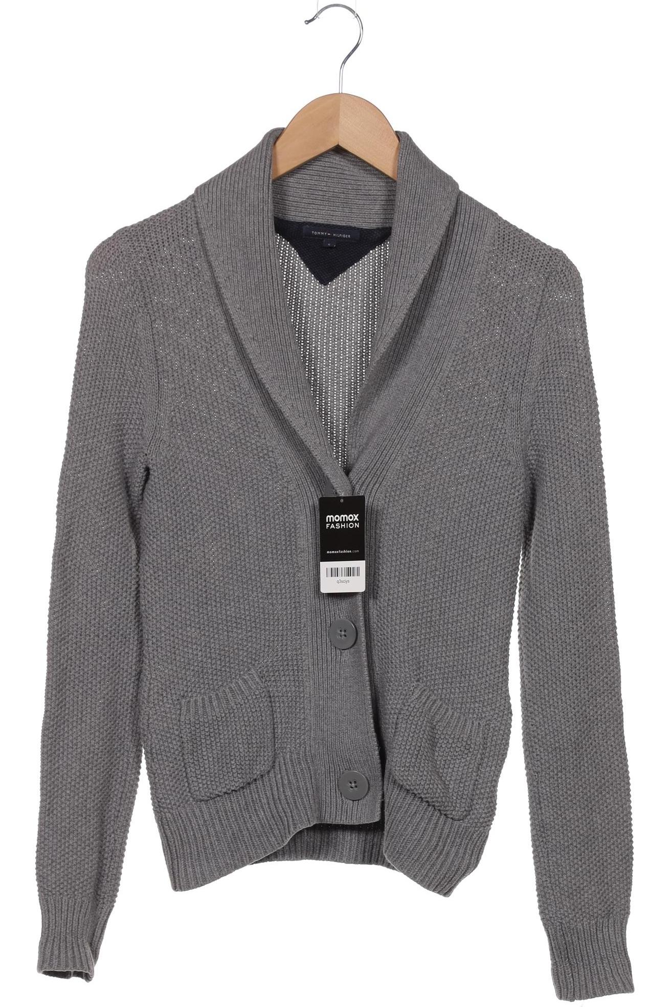 

Tommy Hilfiger Damen Strickjacke, grau, Gr. 36