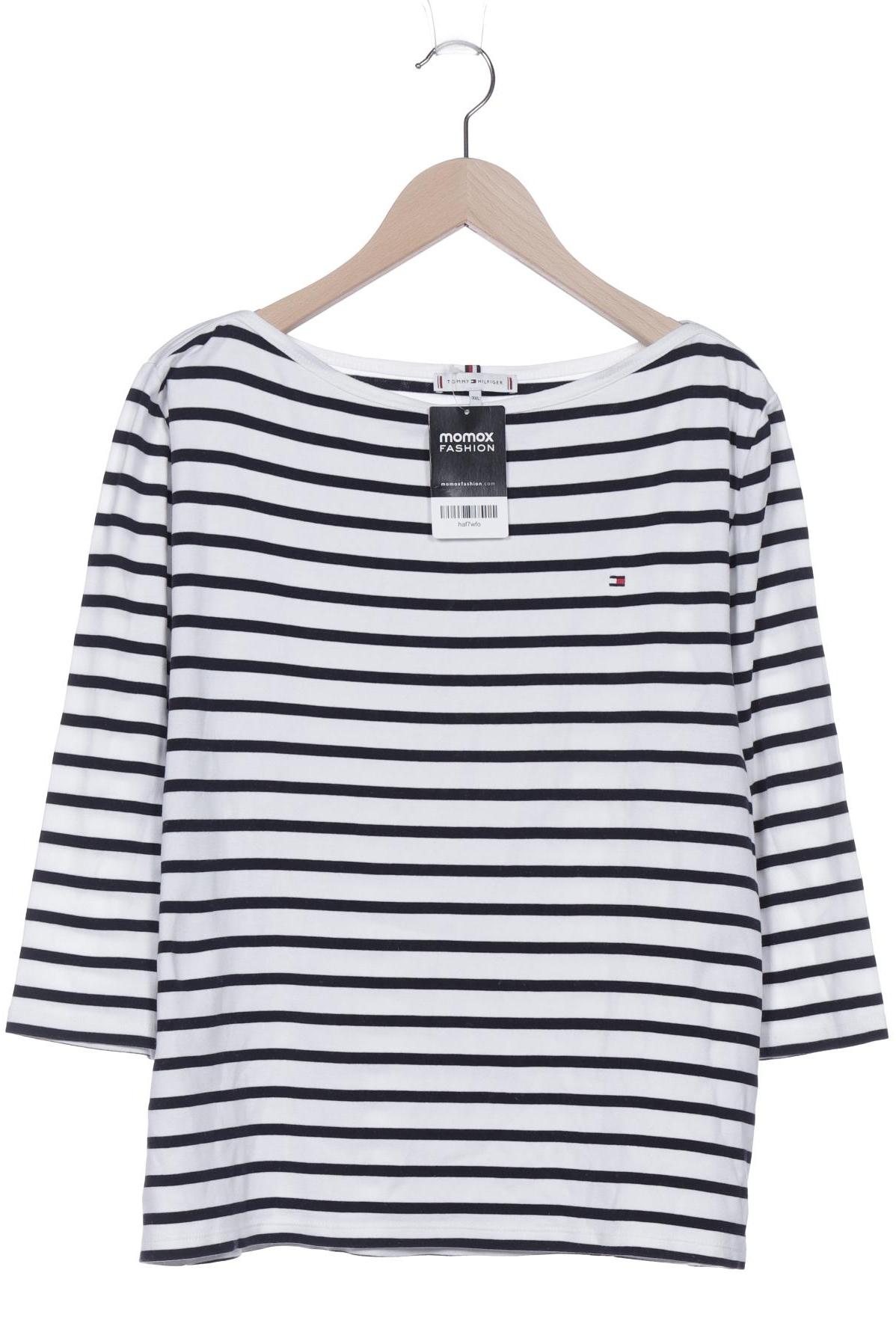 

Tommy Hilfiger Damen Langarmshirt, weiß, Gr. 48