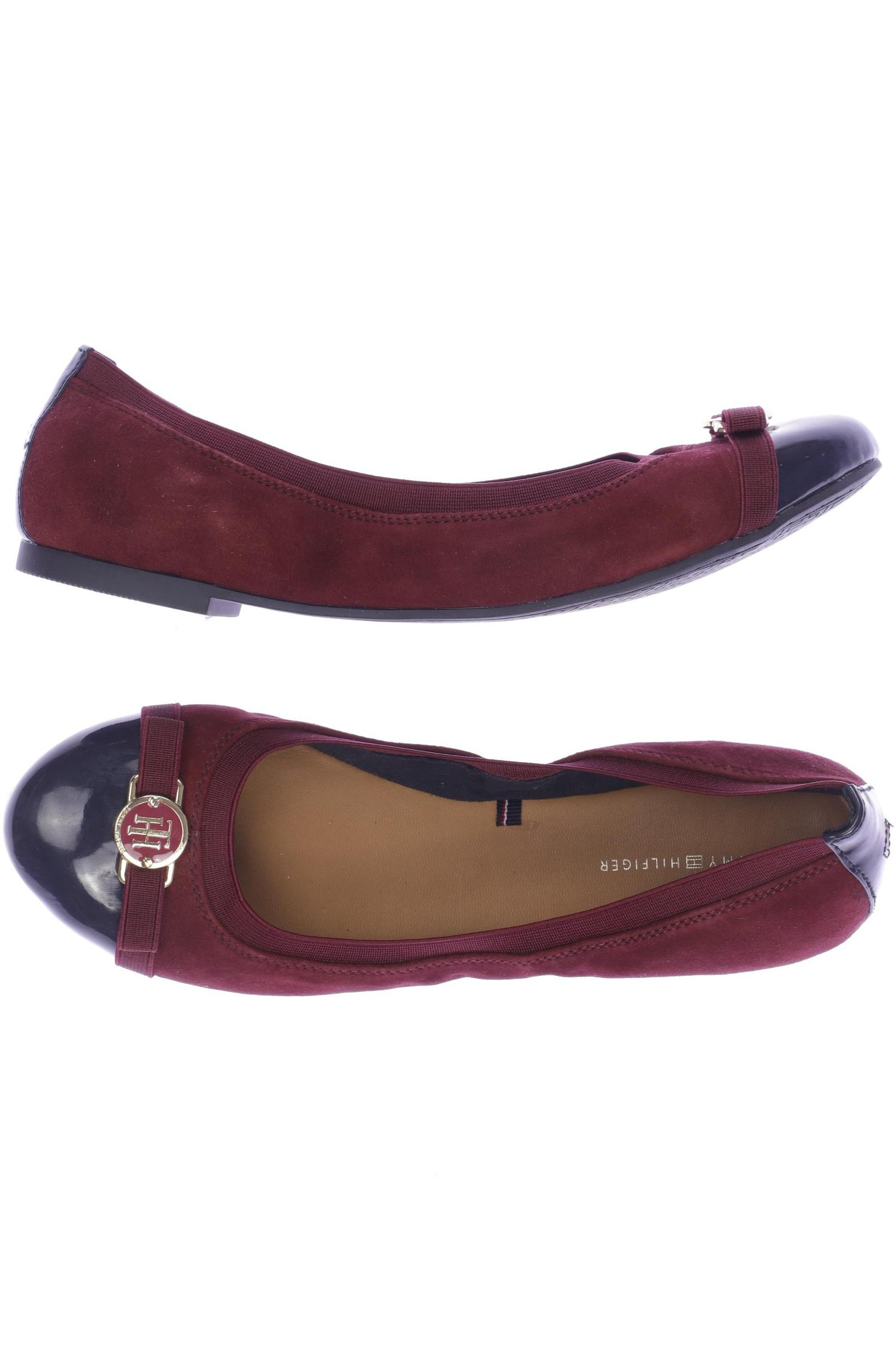 

Tommy Hilfiger Damen Ballerinas, bordeaux, Gr. 40