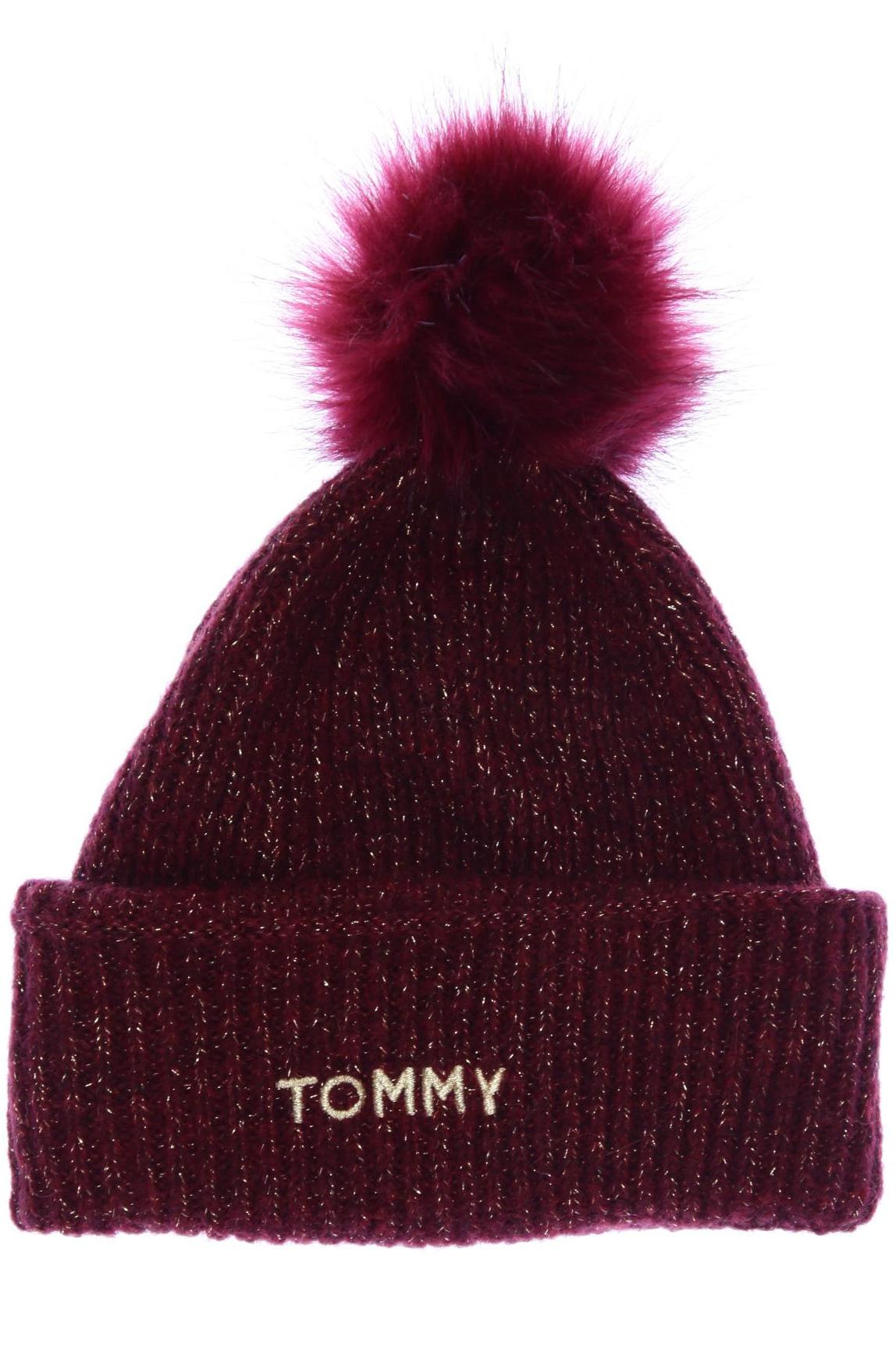 

Tommy Hilfiger Damen Hut/Mütze, bordeaux, Gr. uni