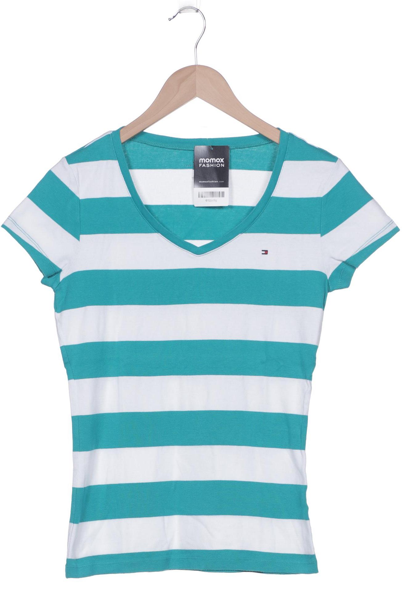 

Tommy Hilfiger Damen T-Shirt, türkis, Gr. 36