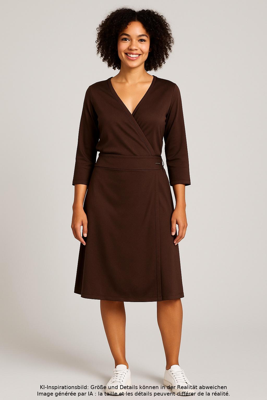 

Tommy Hilfiger Damen Kleid, braun, Gr. 36