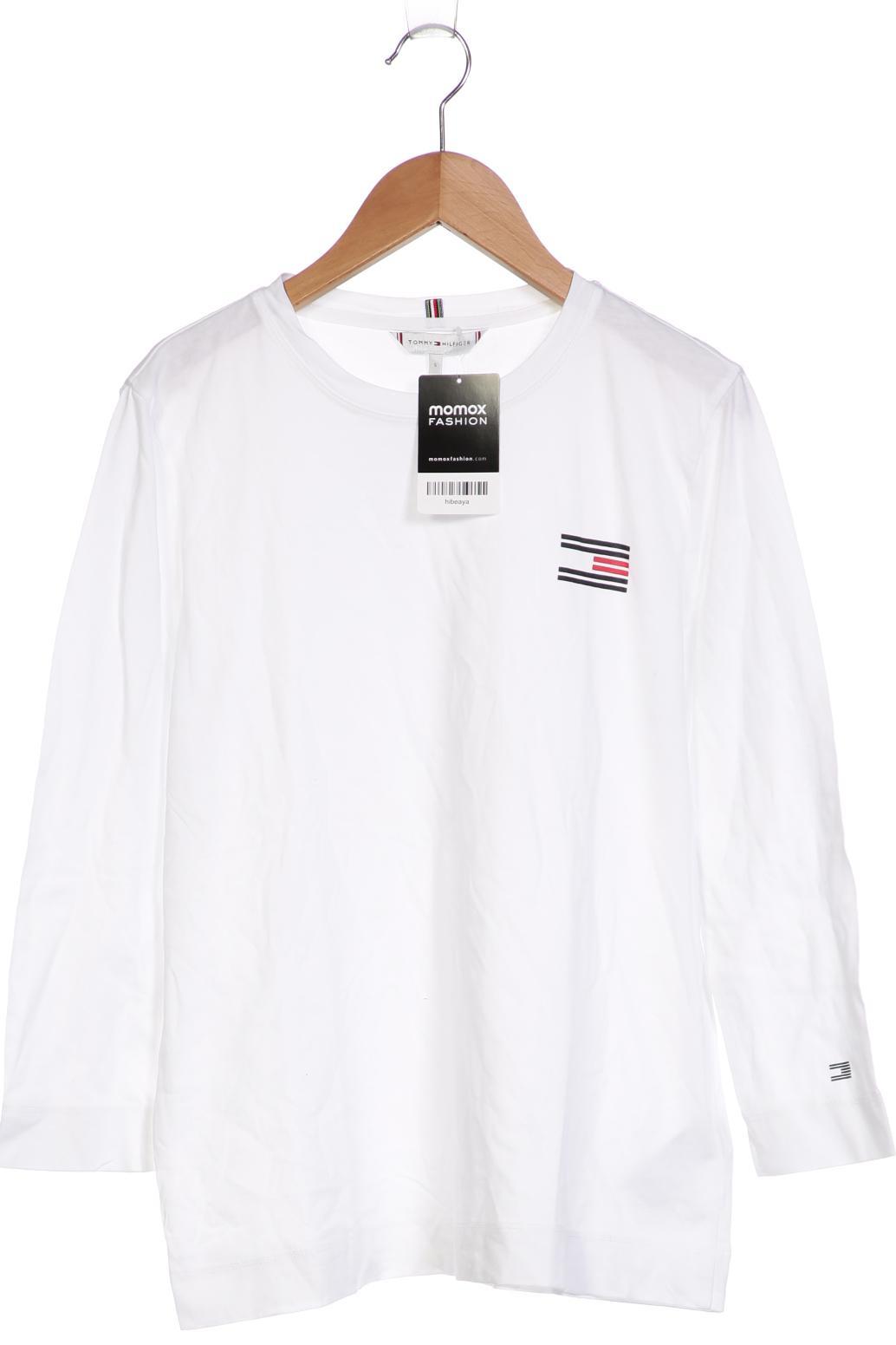

Tommy Hilfiger Damen Langarmshirt, weiß, Gr. 36