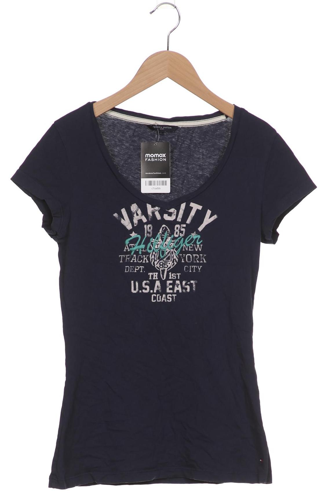 

Tommy Hilfiger Damen T-Shirt, marineblau, Gr. 36