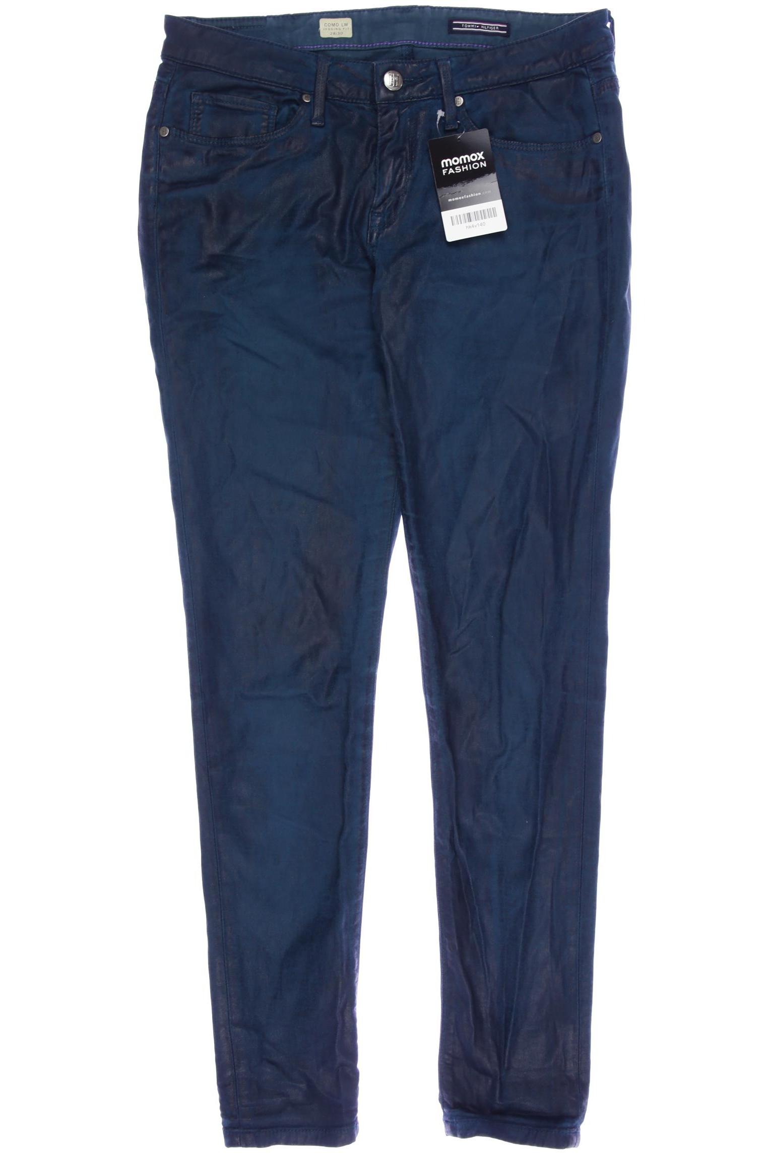 

Tommy Hilfiger Damen Stoffhose, türkis, Gr. 28