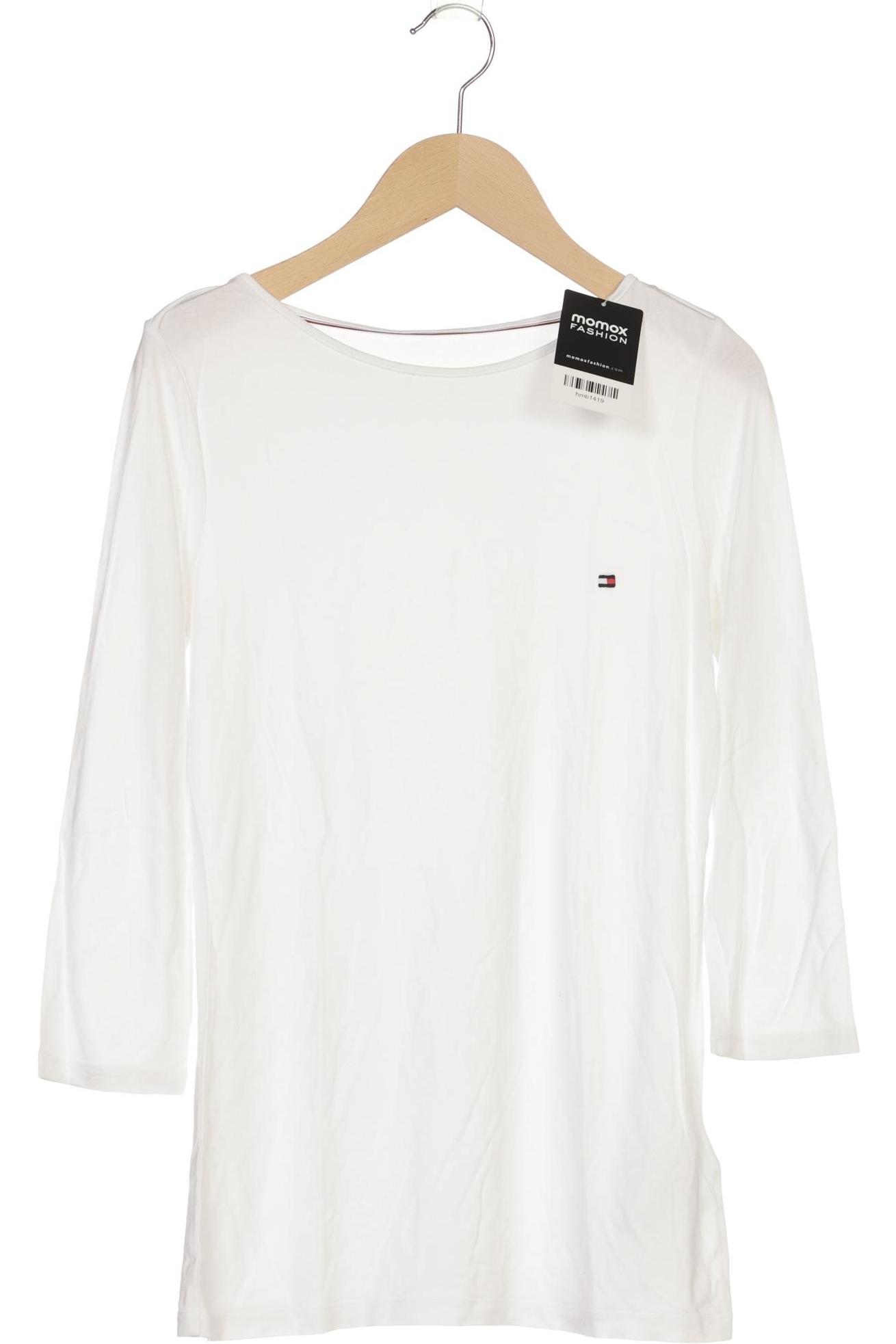 

Tommy Hilfiger Damen Langarmshirt, weiß, Gr. 34