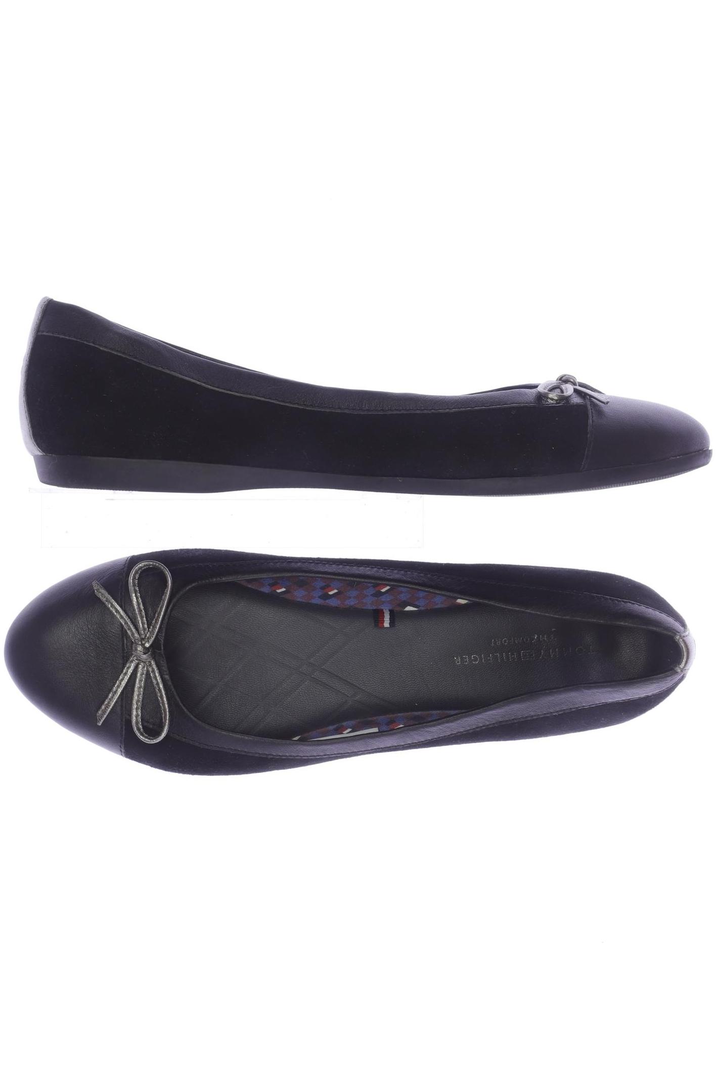 

Tommy Hilfiger Damen Ballerinas, schwarz, Gr. 38
