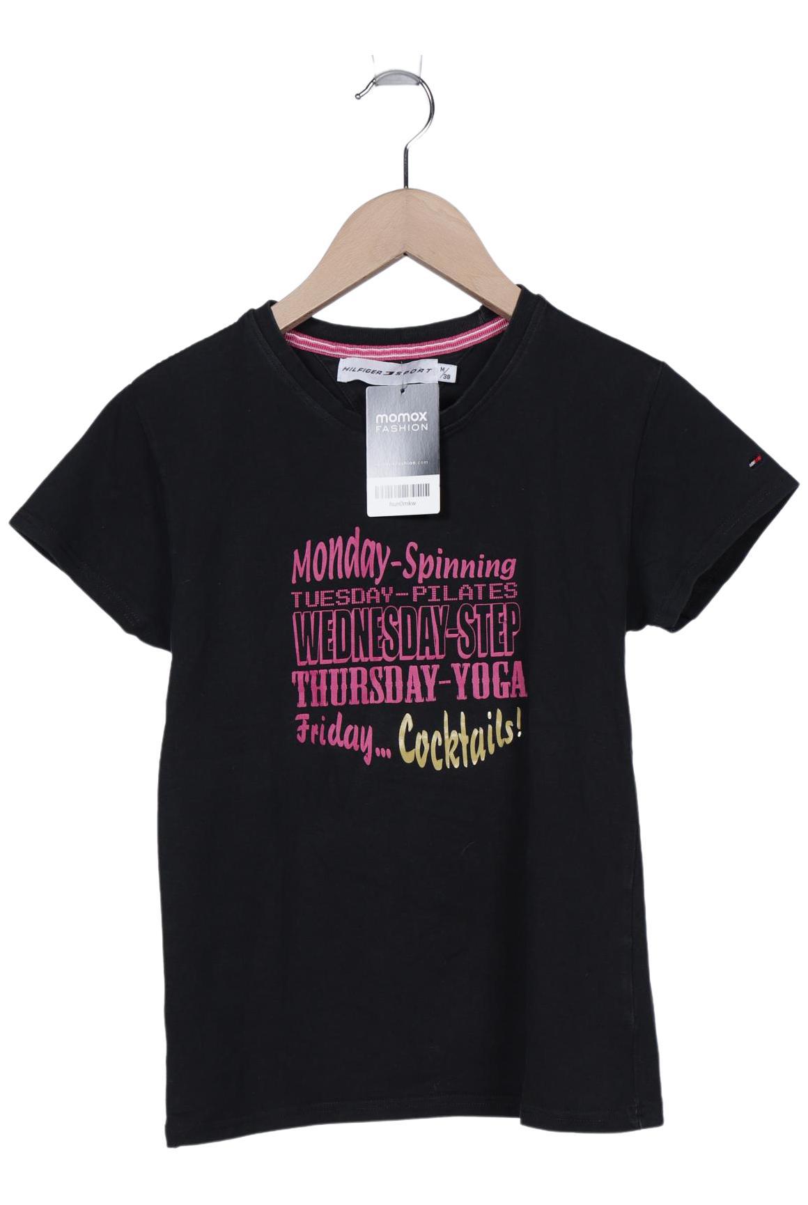 

Tommy Hilfiger Damen T-Shirt, schwarz, Gr. 38