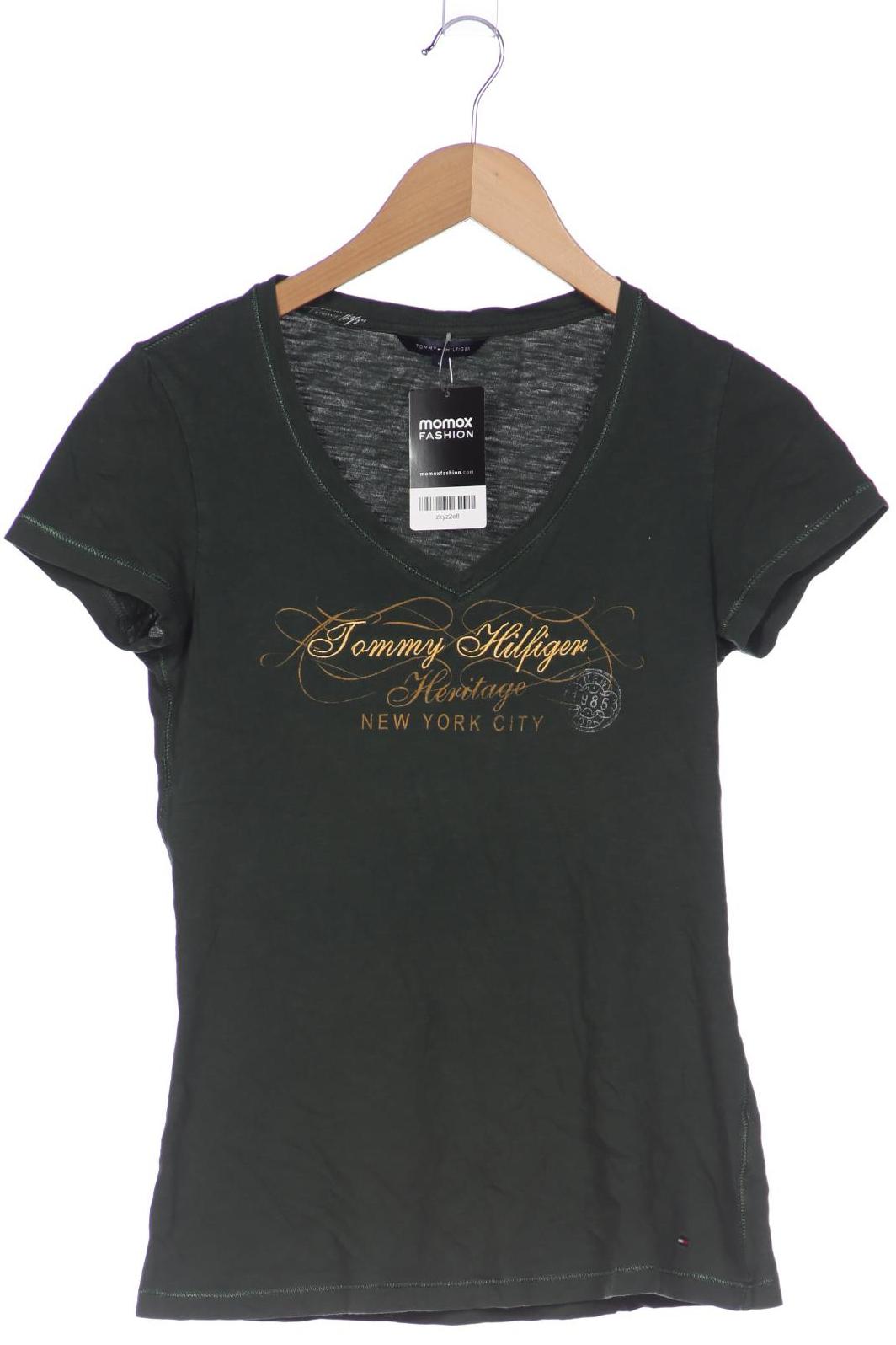 

Tommy Hilfiger Damen T-Shirt, grün, Gr. 38