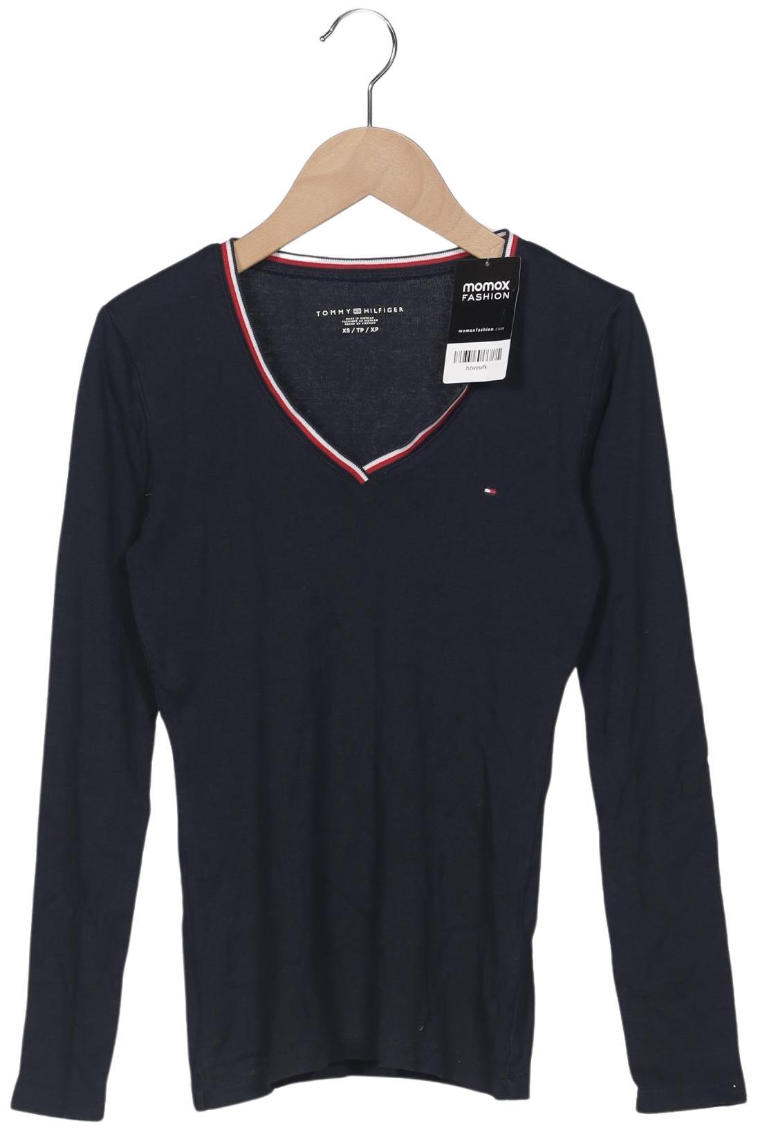 

Tommy Hilfiger Damen Langarmshirt, marineblau, Gr. 34