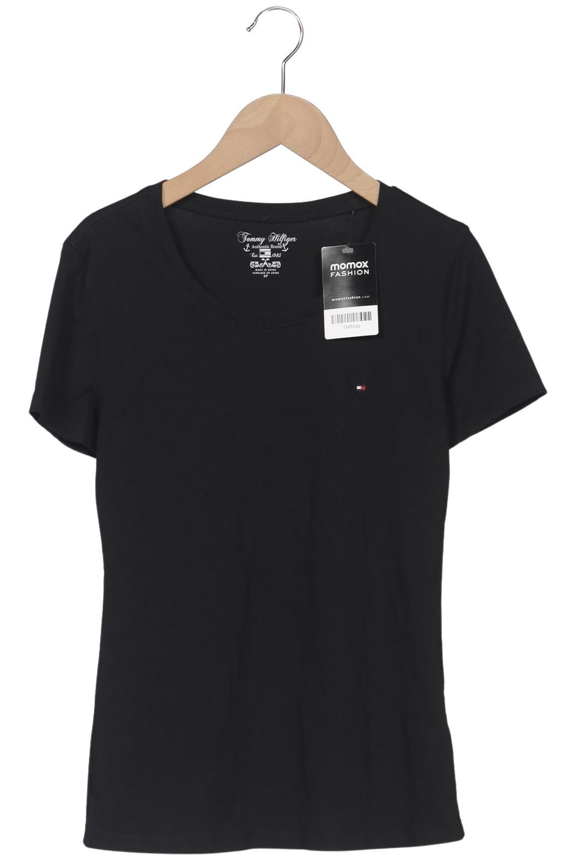 

Tommy Hilfiger Damen T-Shirt, schwarz, Gr. 36