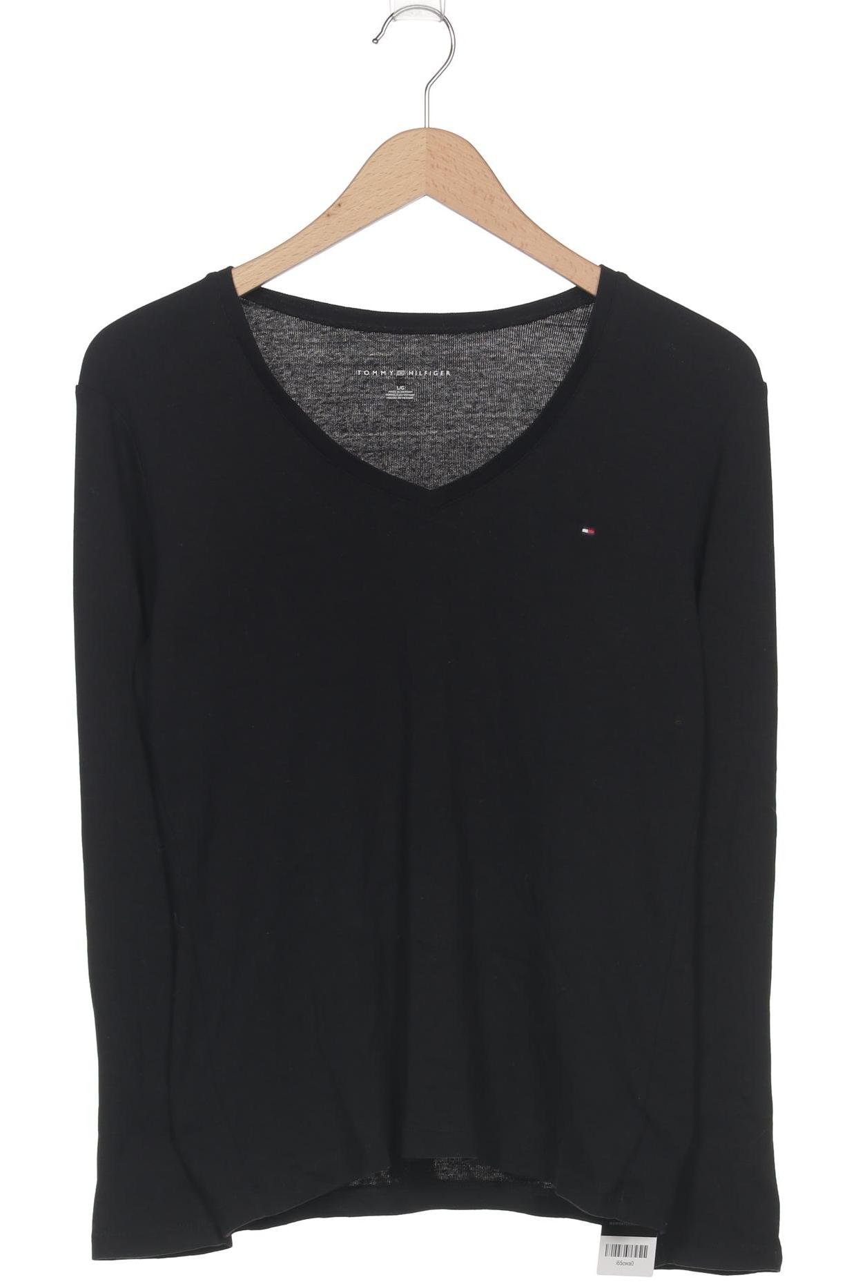 

Tommy Hilfiger Damen Langarmshirt, schwarz, Gr. 42