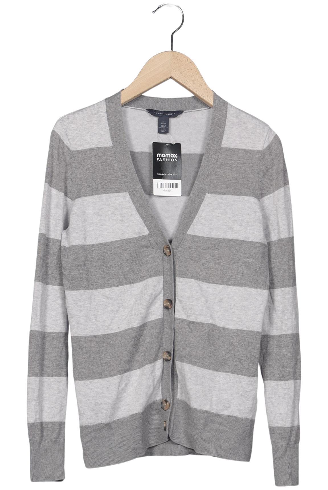 

Tommy Hilfiger Damen Strickjacke, grau, Gr. 34