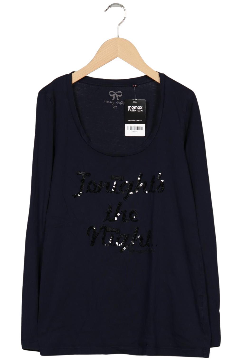 

Tommy Hilfiger Damen Langarmshirt, marineblau, Gr. 38