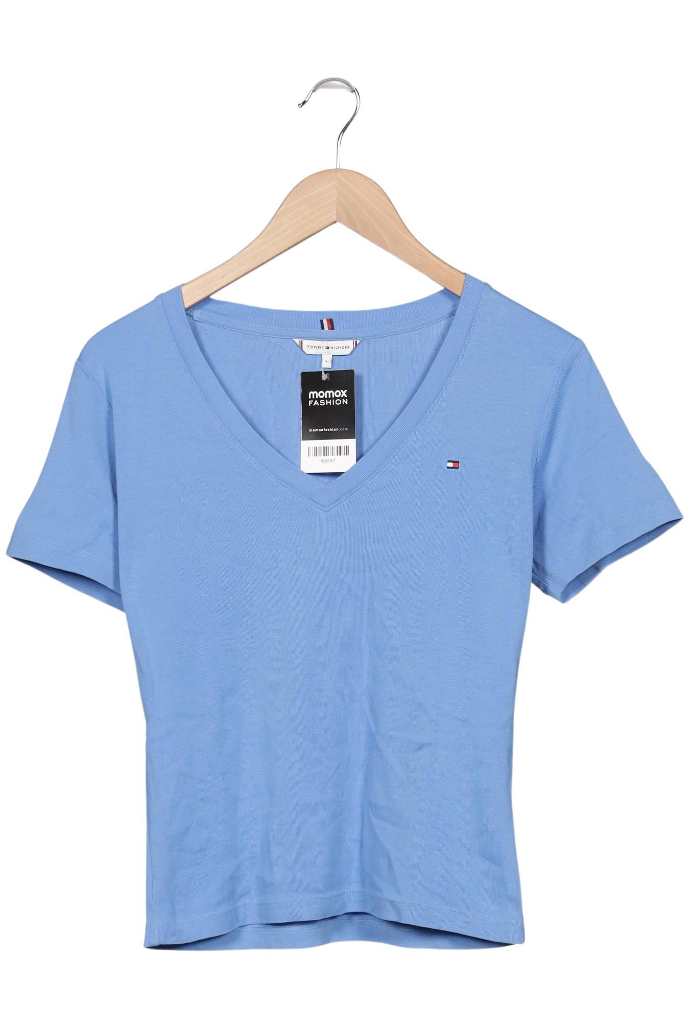 

Tommy Hilfiger Damen T-Shirt, blau, Gr. 36
