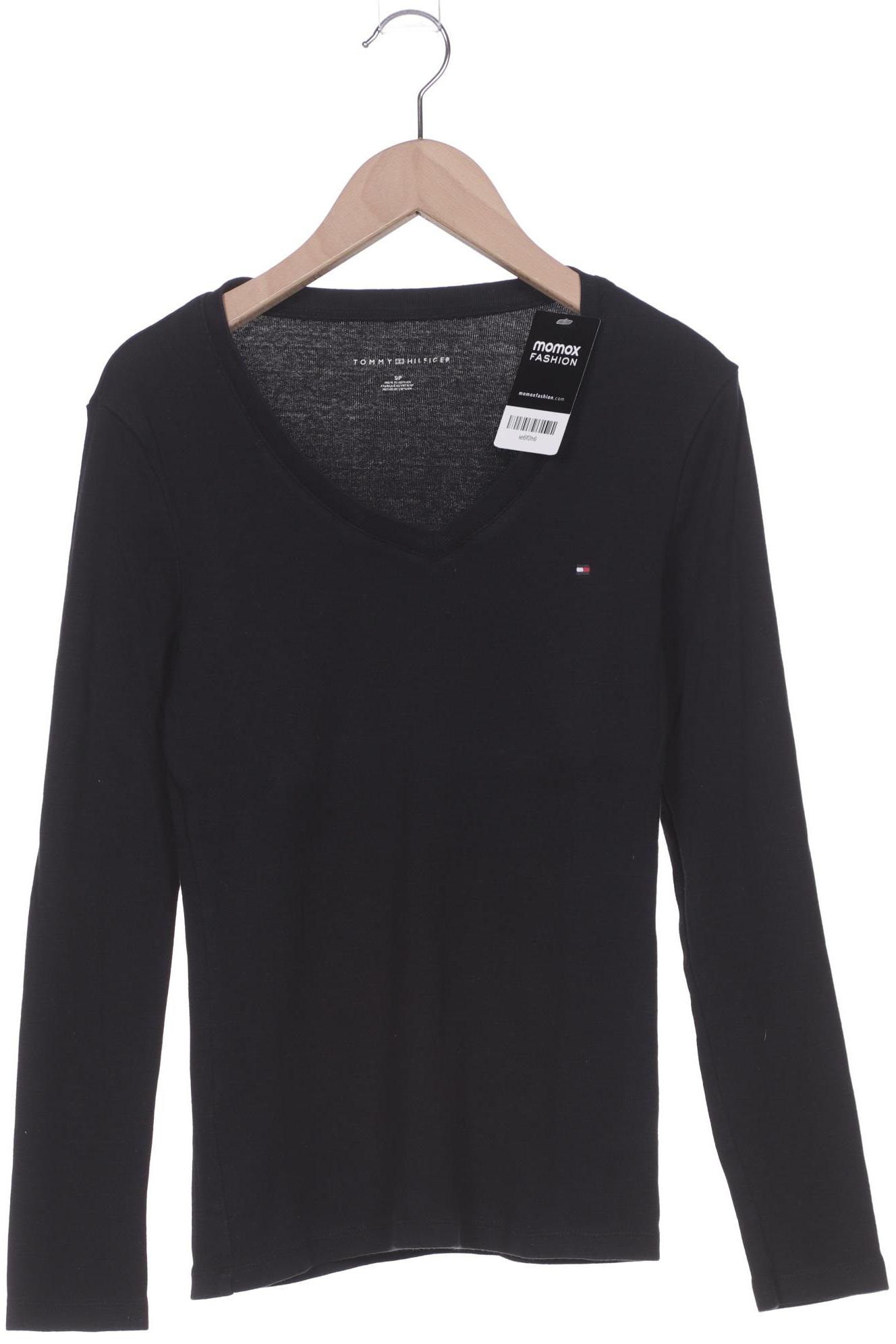 

Tommy Hilfiger Damen Langarmshirt, schwarz, Gr. 36