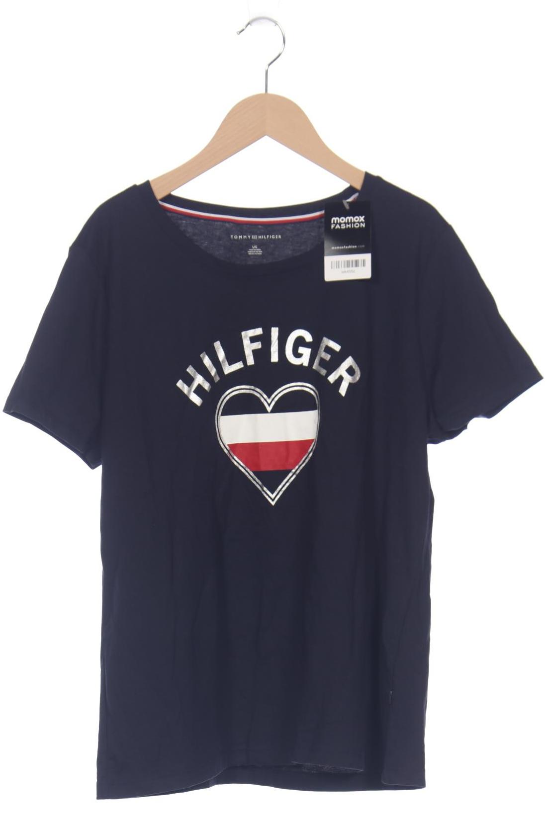 

Tommy Hilfiger Damen T-Shirt, marineblau, Gr. 42