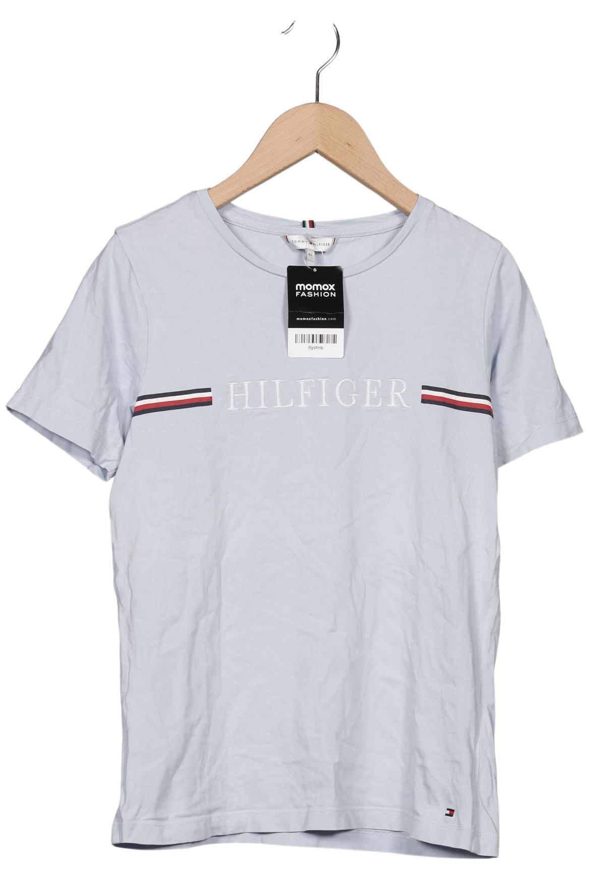 

Tommy Hilfiger Damen T-Shirt, hellblau, Gr. 34