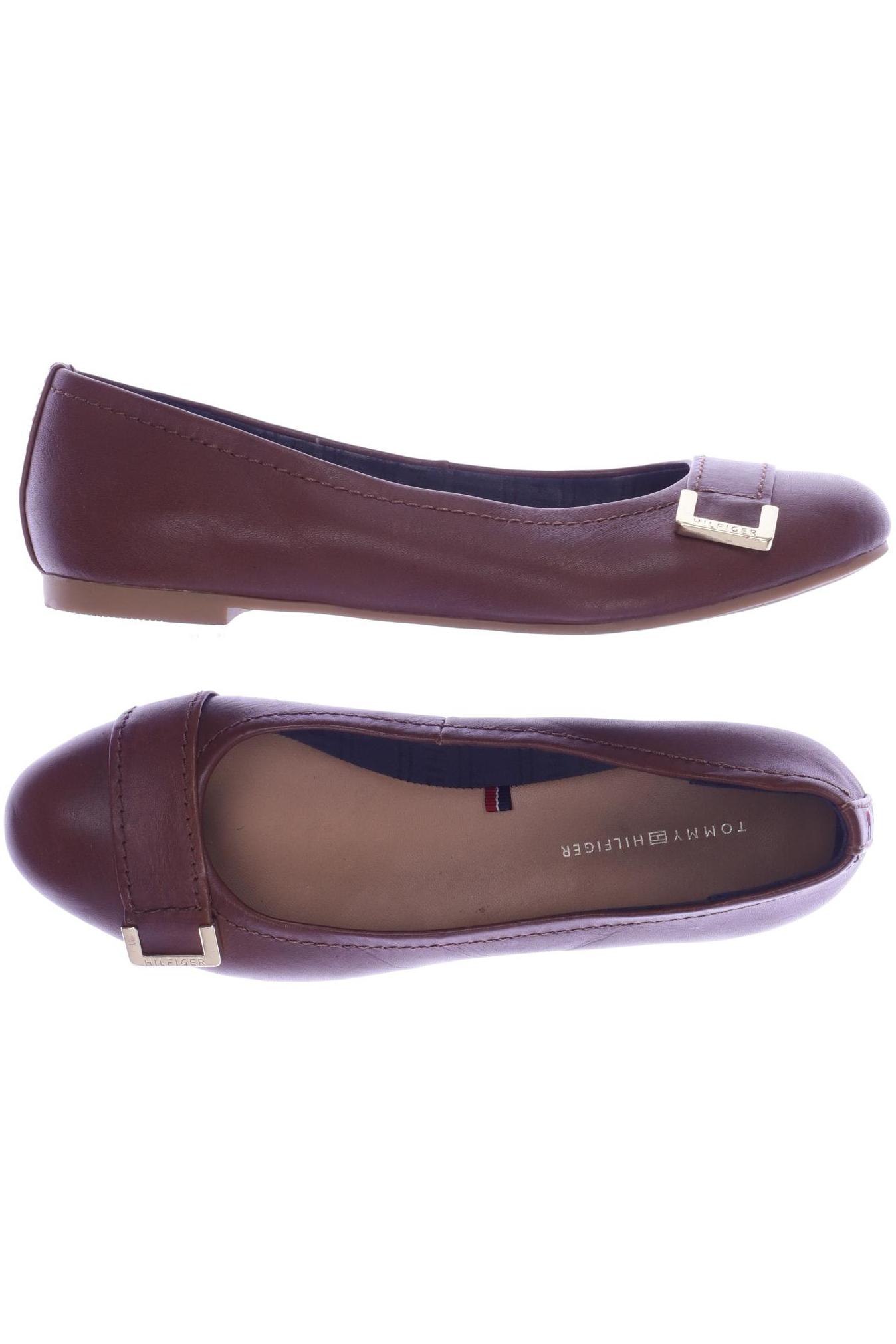 

Tommy Hilfiger Damen Ballerinas, braun