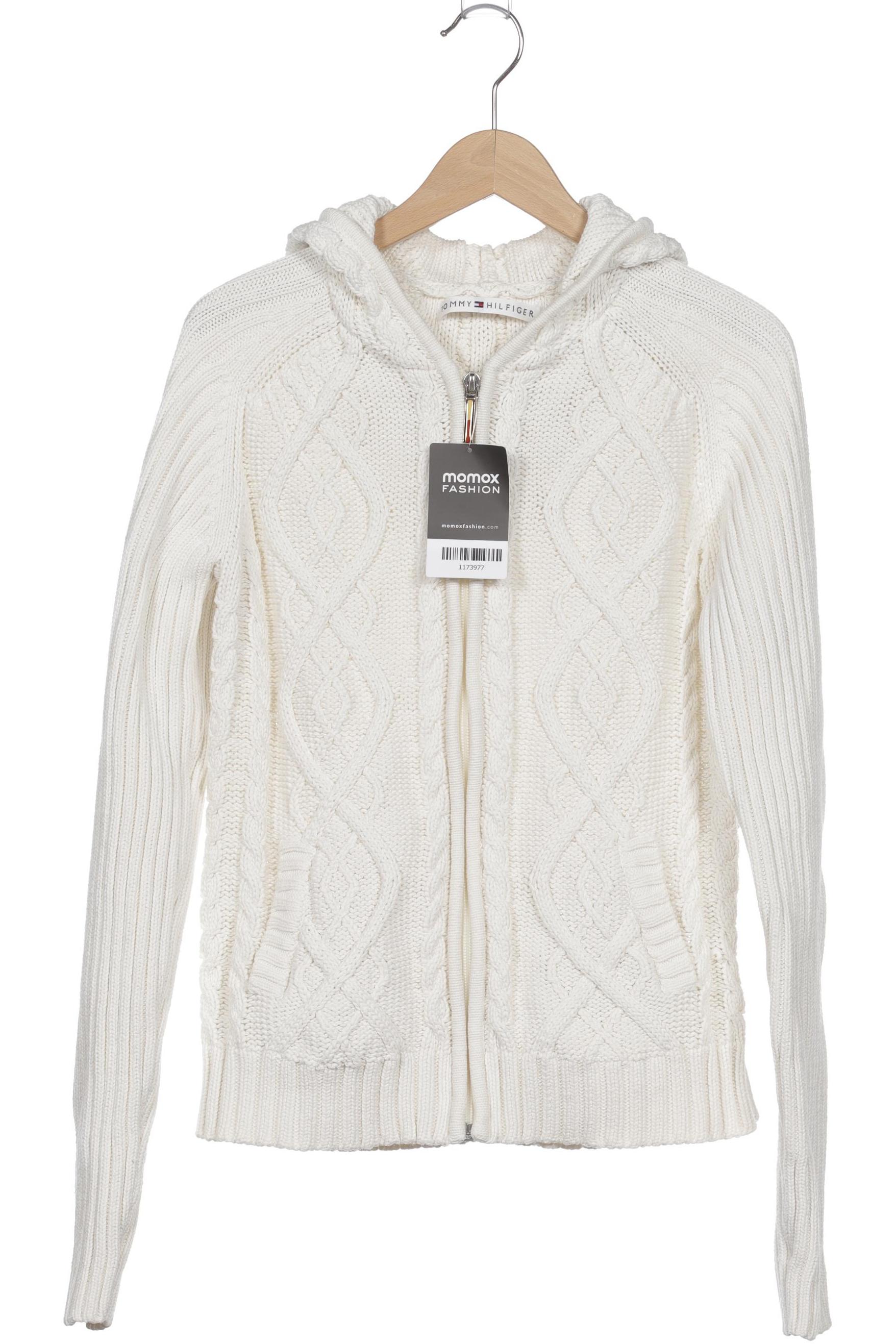 

Tommy Hilfiger Damen Strickjacke, weiß, Gr. 38