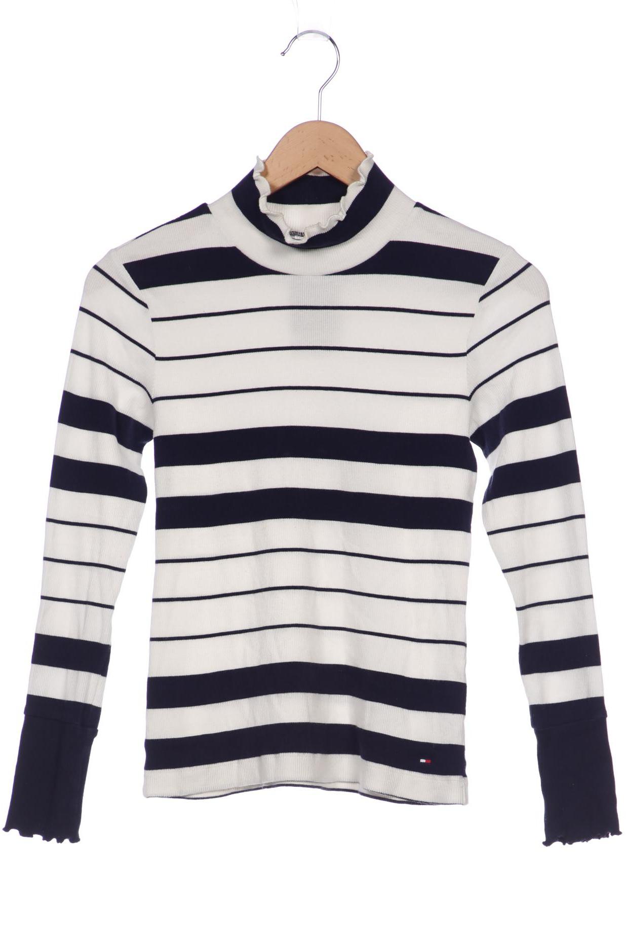 

Tommy Hilfiger Damen Langarmshirt, weiß, Gr. 34