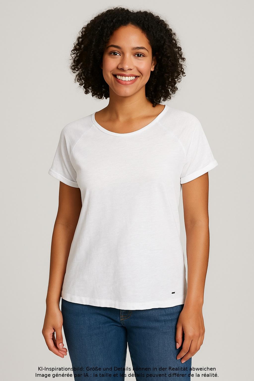 

Tommy Hilfiger Damen T-Shirt, weiß, Gr. 42