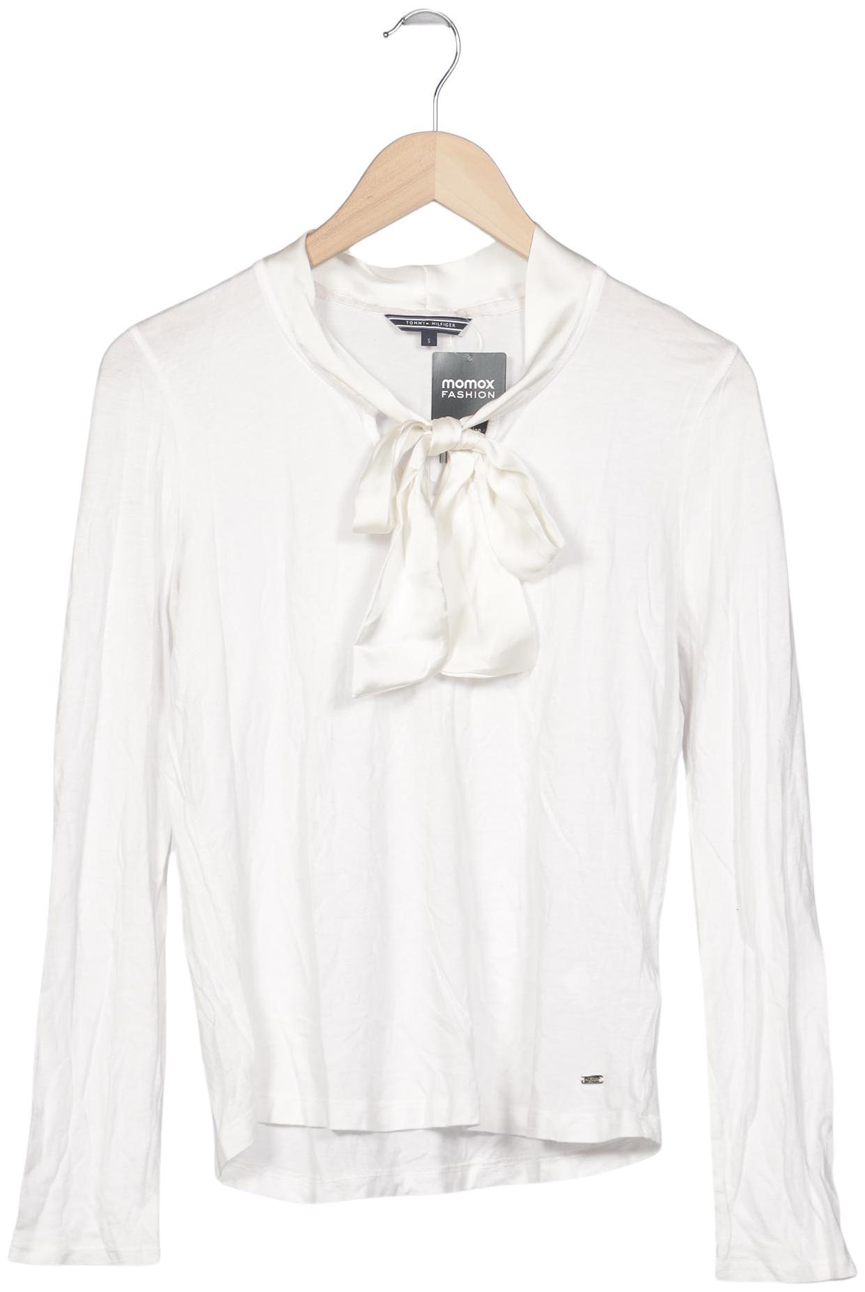 

Tommy Hilfiger Damen Langarmshirt, weiß, Gr. 36