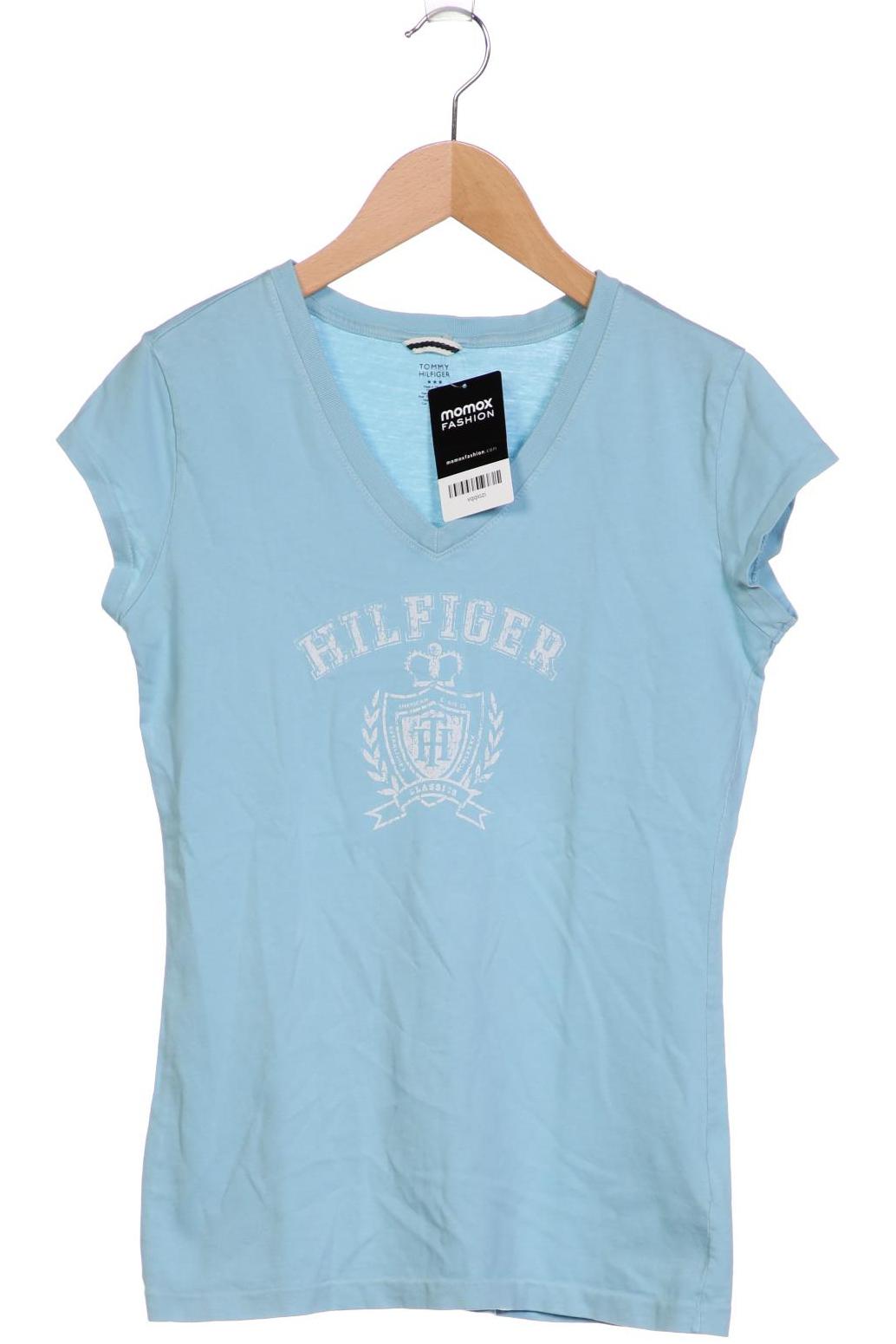 

Tommy Hilfiger Damen T-Shirt, hellblau, Gr. 36