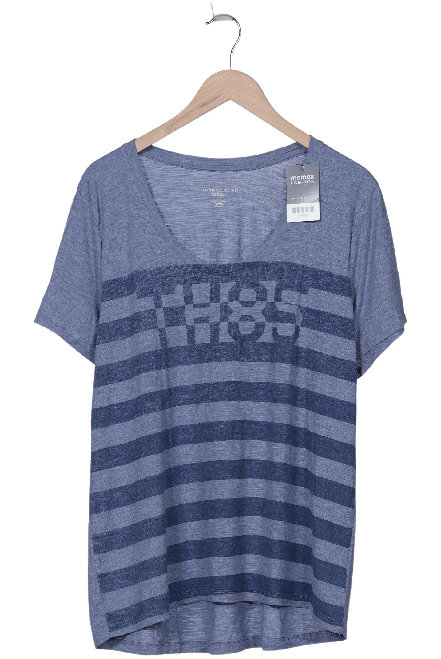 

Tommy Hilfiger Damen T-Shirt, blau, Gr. 46