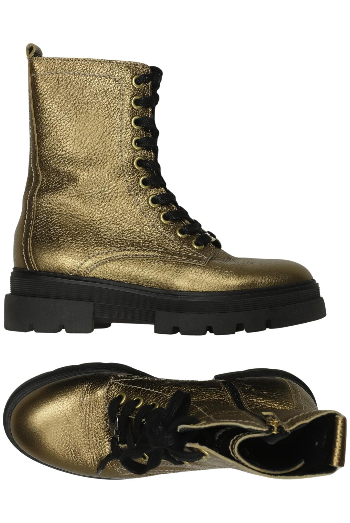 

Tommy Hilfiger Damen Stiefelette, gold, Gr. 39
