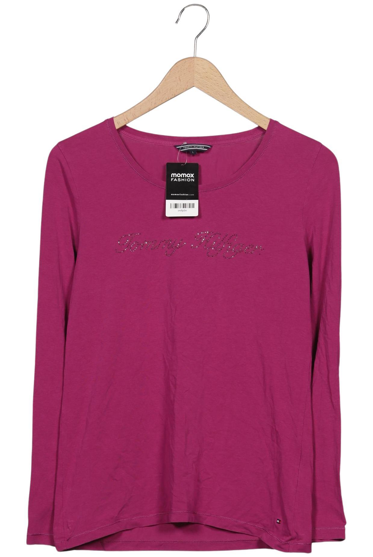 

Tommy Hilfiger Damen Langarmshirt, pink, Gr. 42