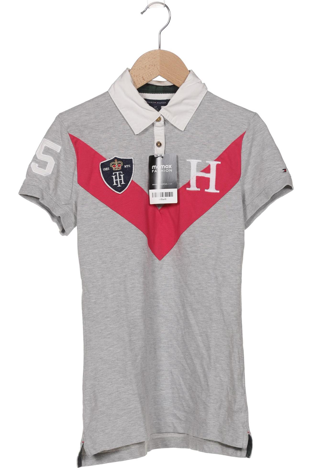 

Tommy Hilfiger Damen Poloshirt, grau, Gr. 36