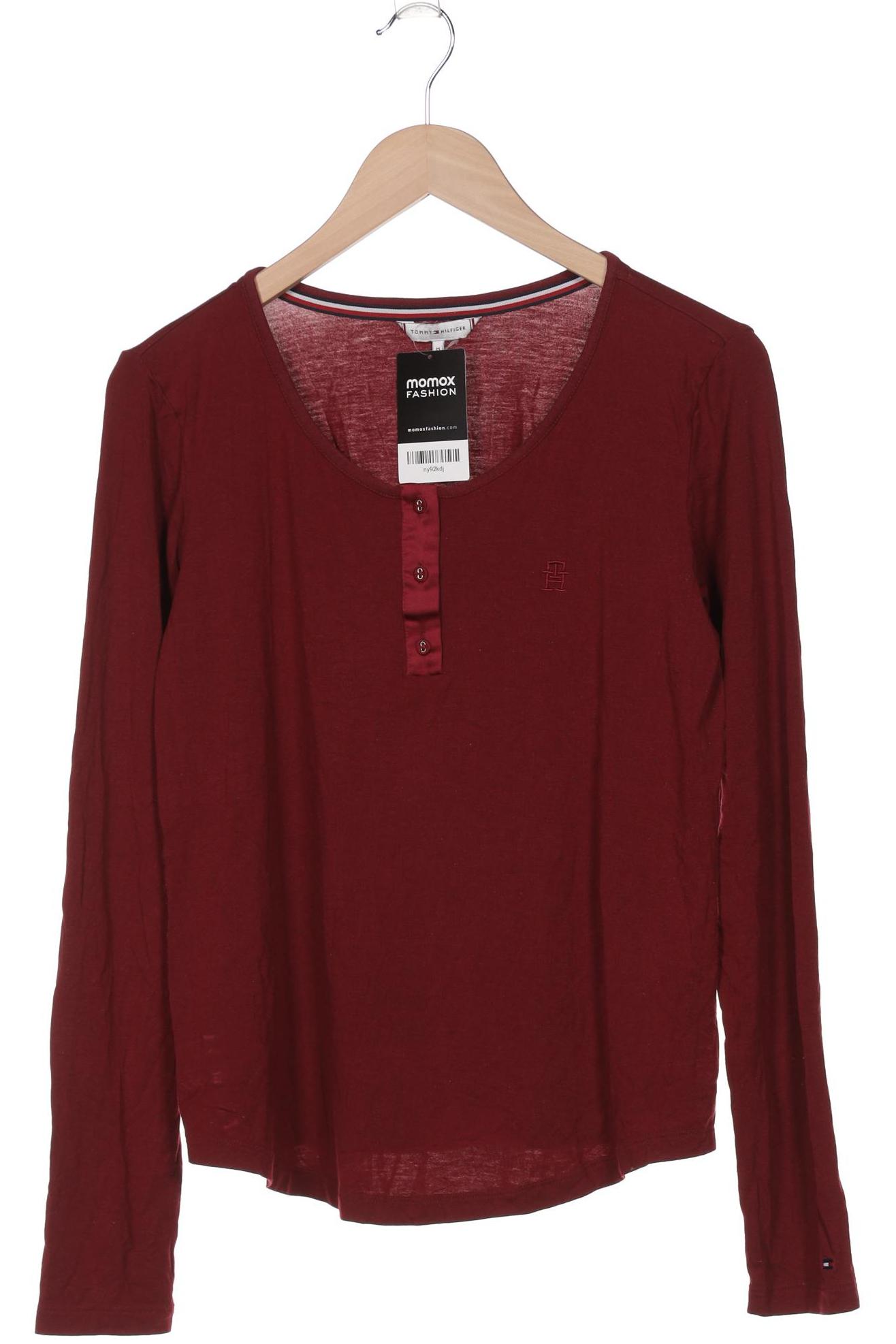 

Tommy Hilfiger Damen Langarmshirt, bordeaux, Gr. 38