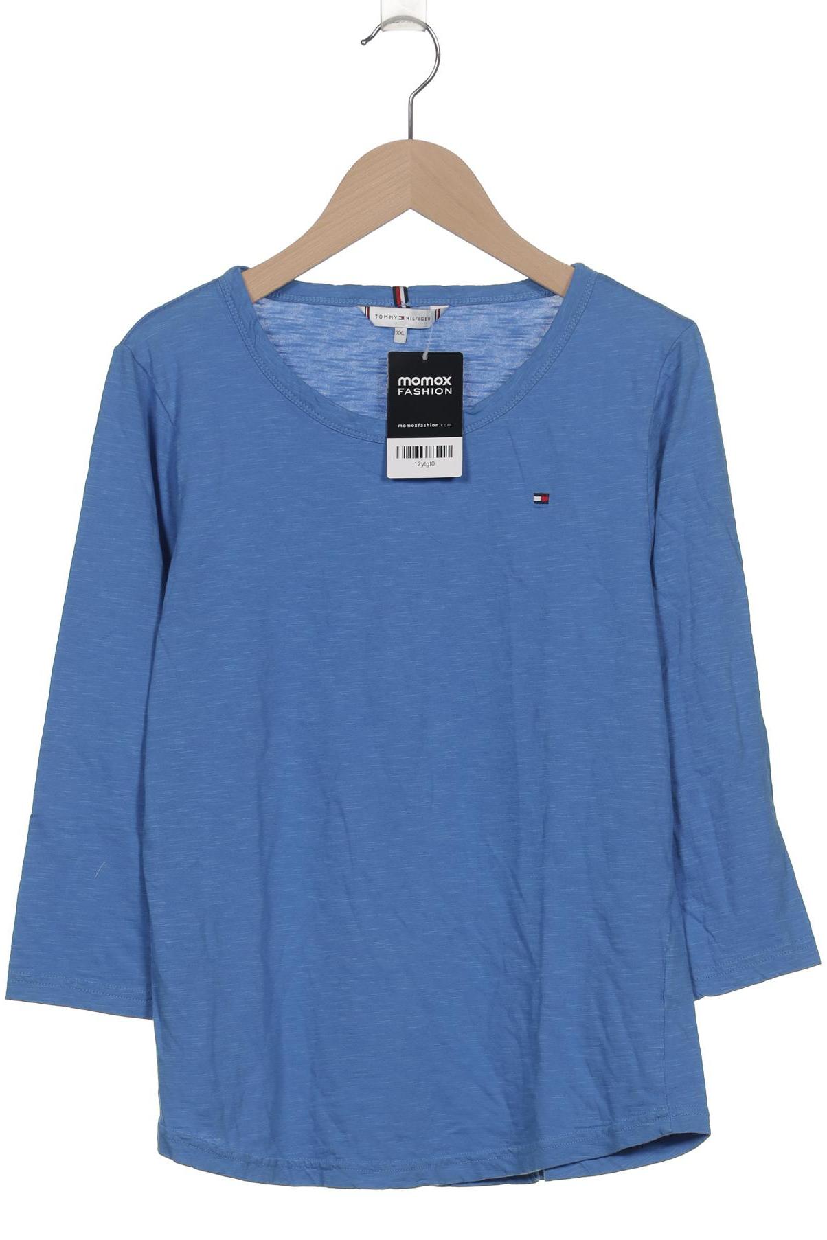 

Tommy Hilfiger Damen Langarmshirt, blau, Gr. 46