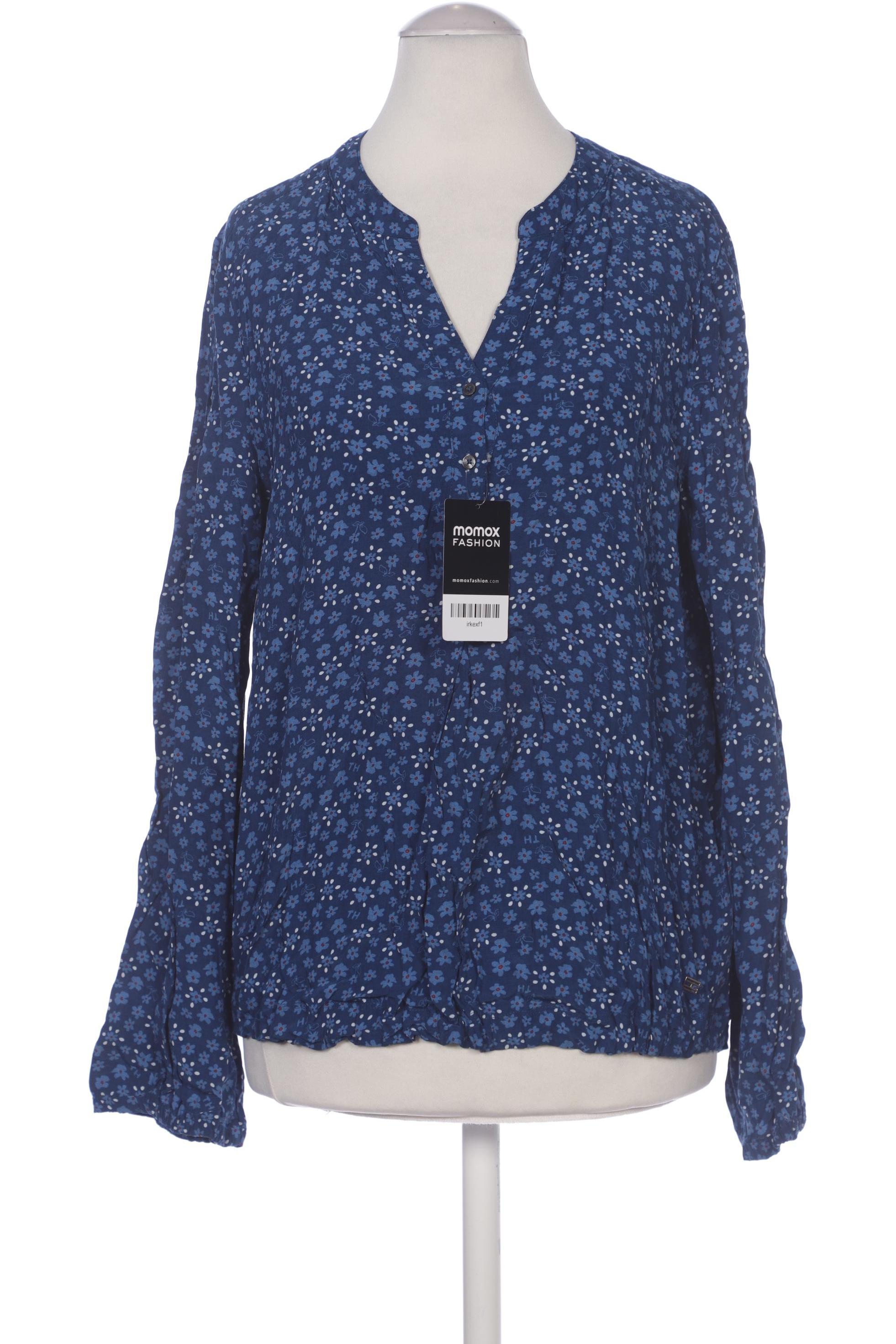 

Tommy Hilfiger Damen Bluse, blau, Gr. 36
