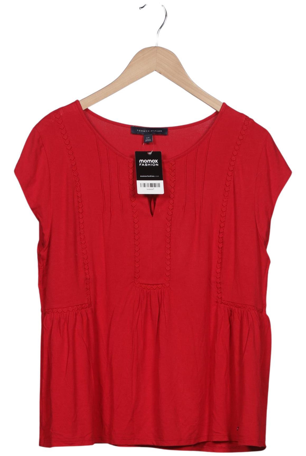 

Tommy Hilfiger Damen T-Shirt, bordeaux, Gr. 42