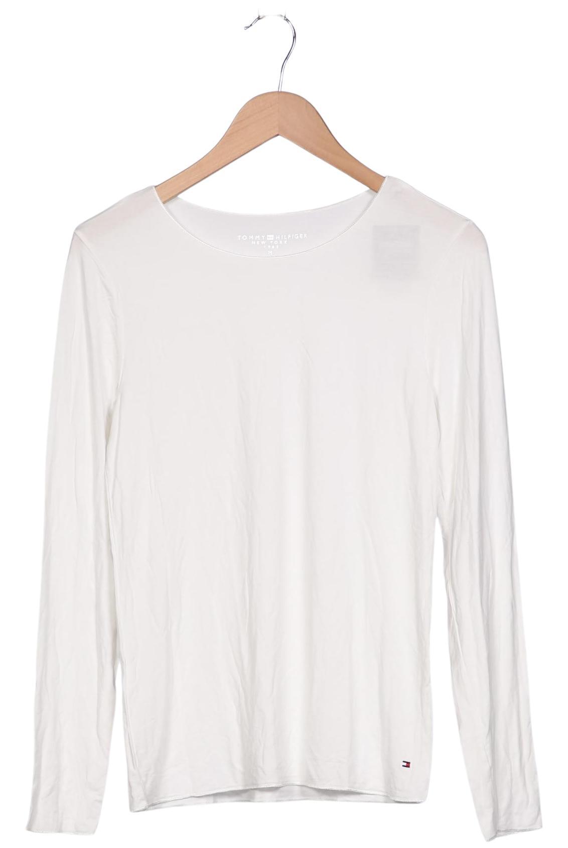 

Tommy Hilfiger Damen Langarmshirt, weiß, Gr. 38