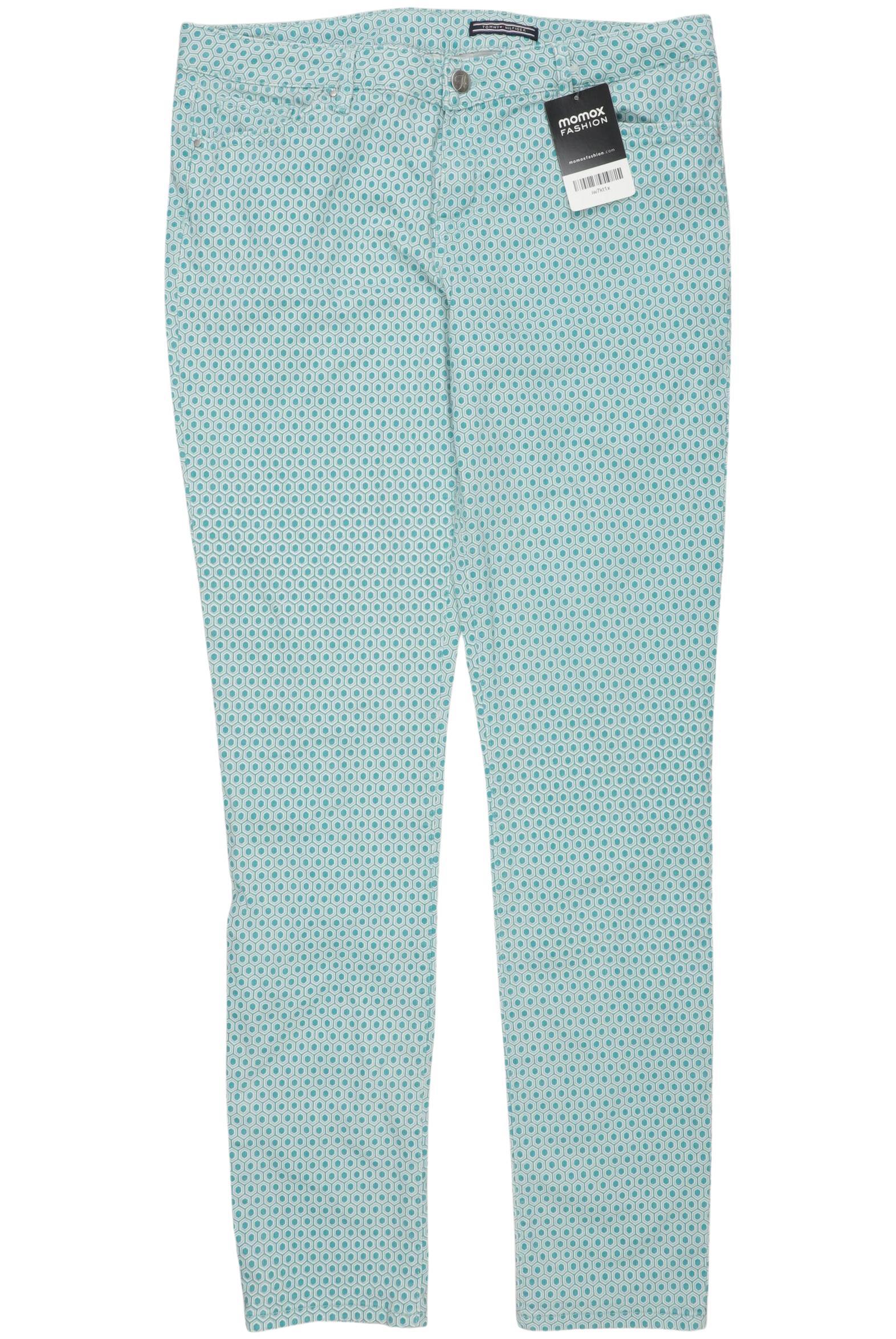 

Tommy Hilfiger Damen Stoffhose, türkis, Gr. 31