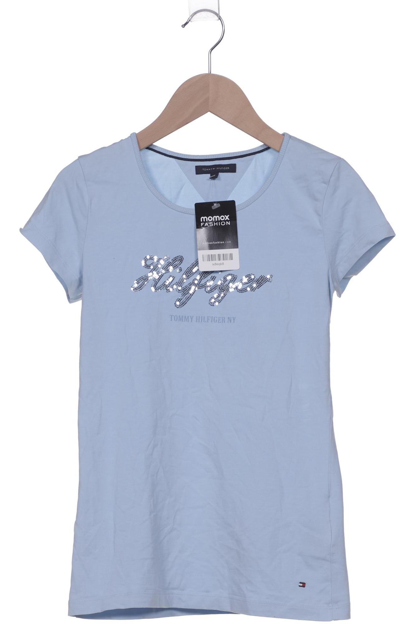 

Tommy Hilfiger Damen T-Shirt, hellblau, Gr. 36