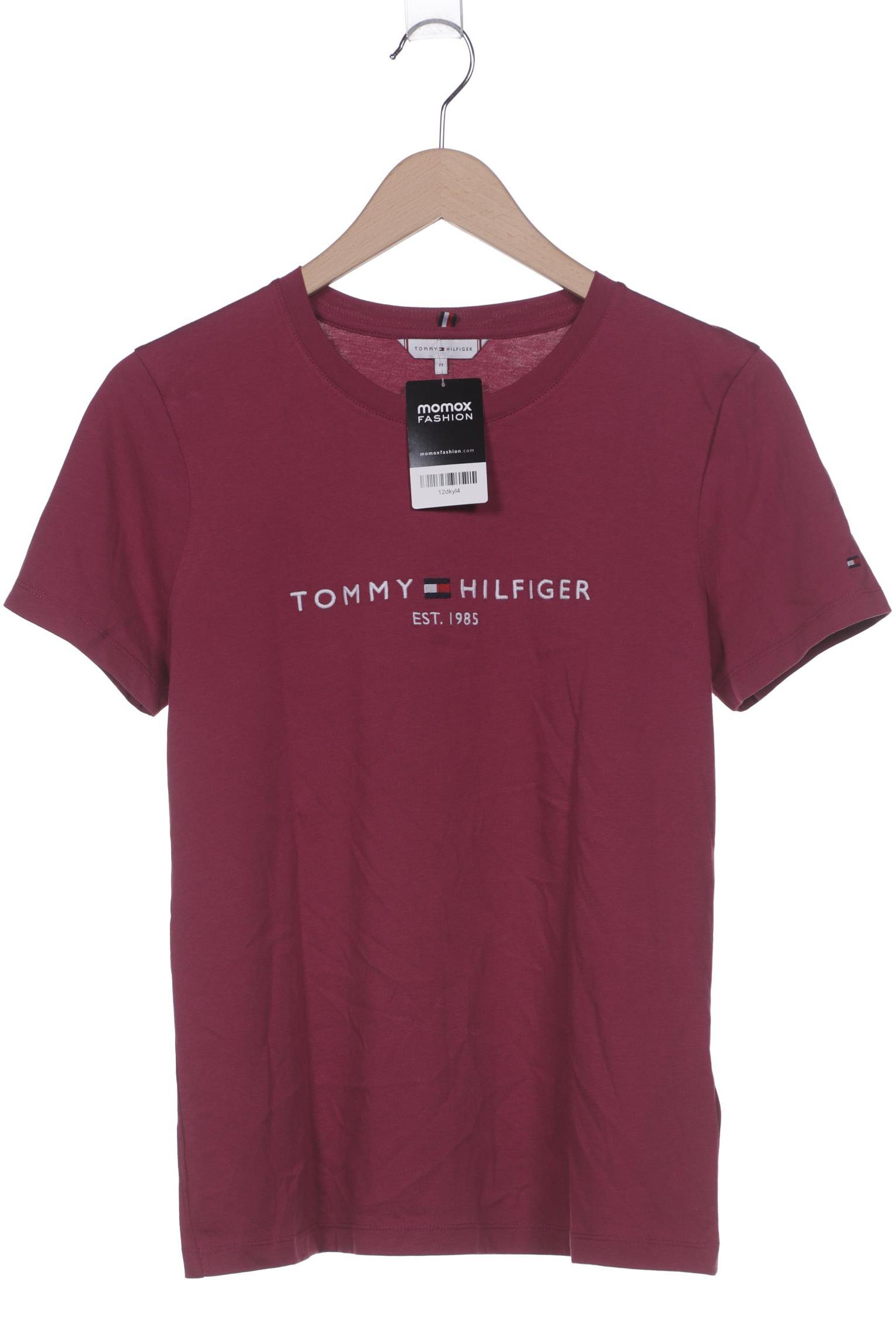 

Tommy Hilfiger Damen T-Shirt, bordeaux, Gr. 38