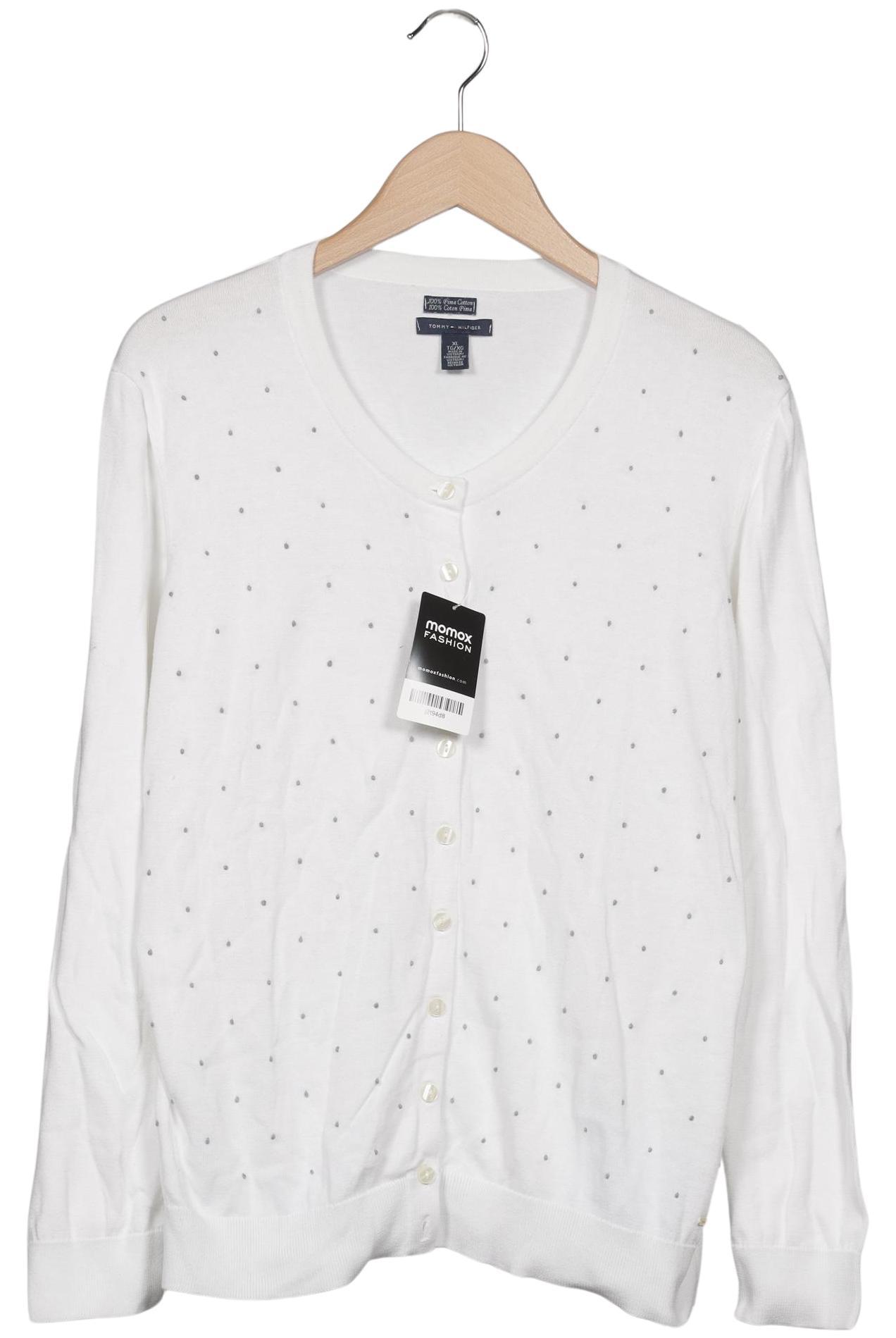 

Tommy Hilfiger Damen Strickjacke, weiß, Gr. 44