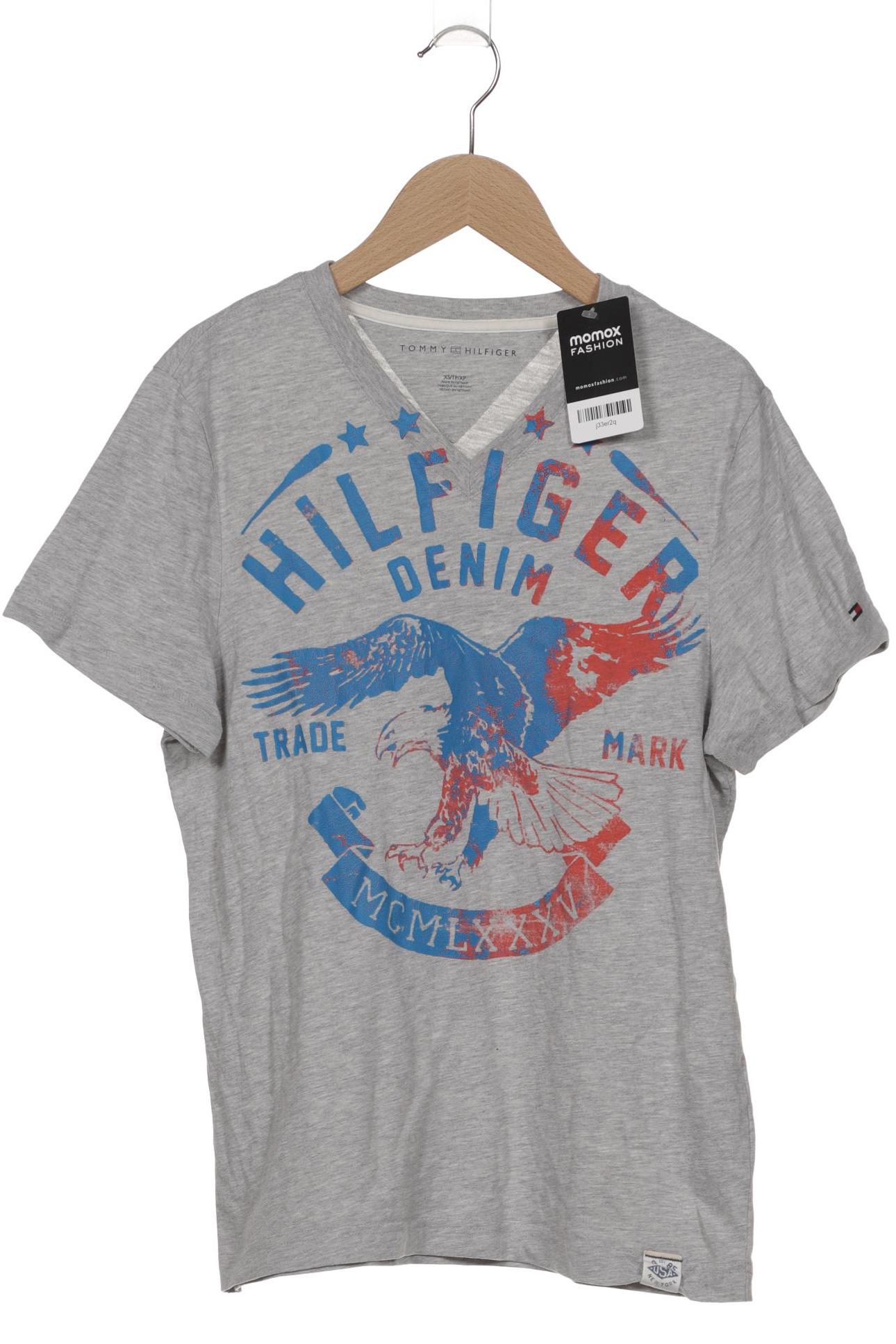 

Tommy Hilfiger Damen T-Shirt, grau, Gr. 34