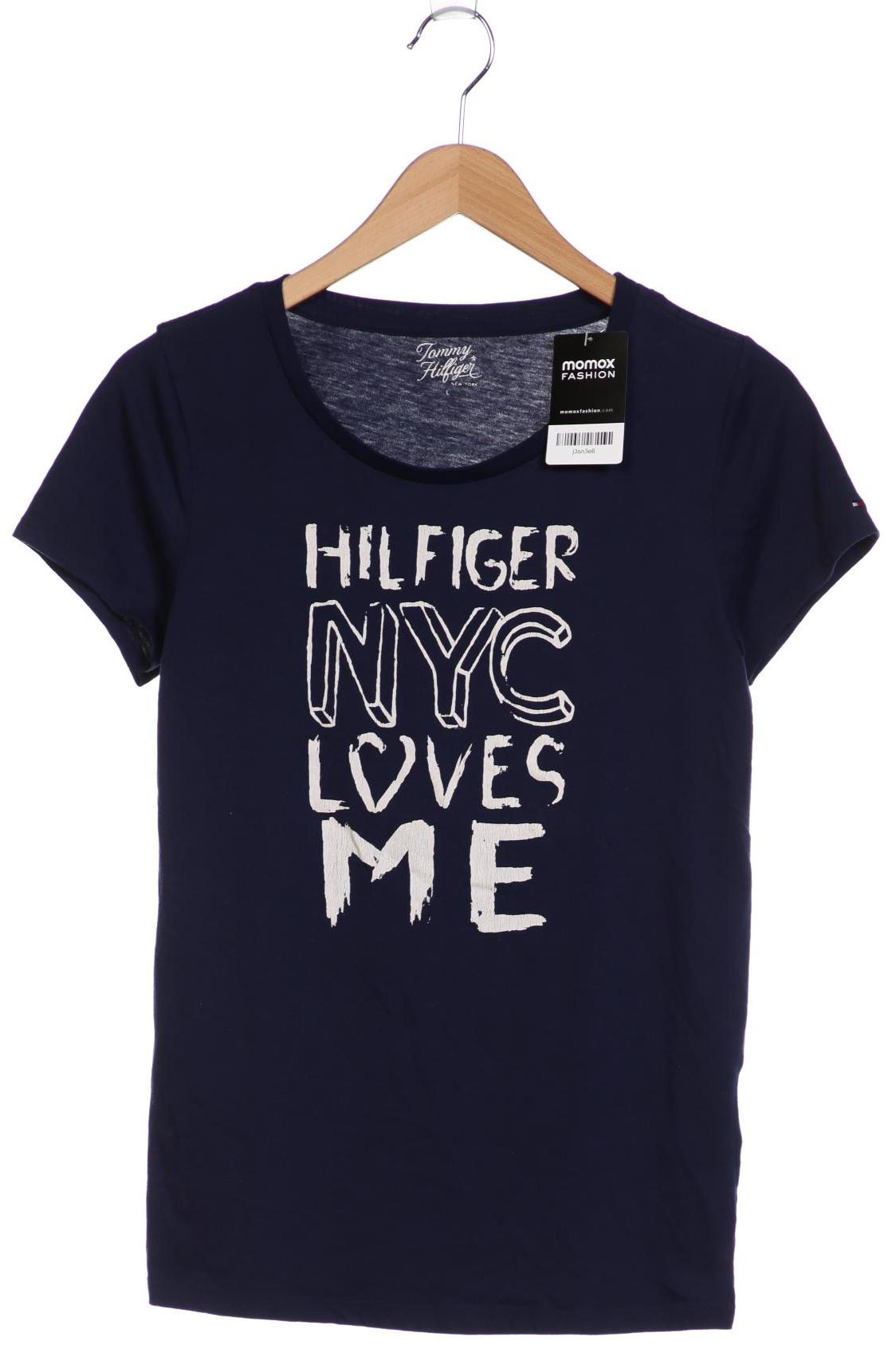 

Tommy Hilfiger Damen T-Shirt, marineblau, Gr. 42