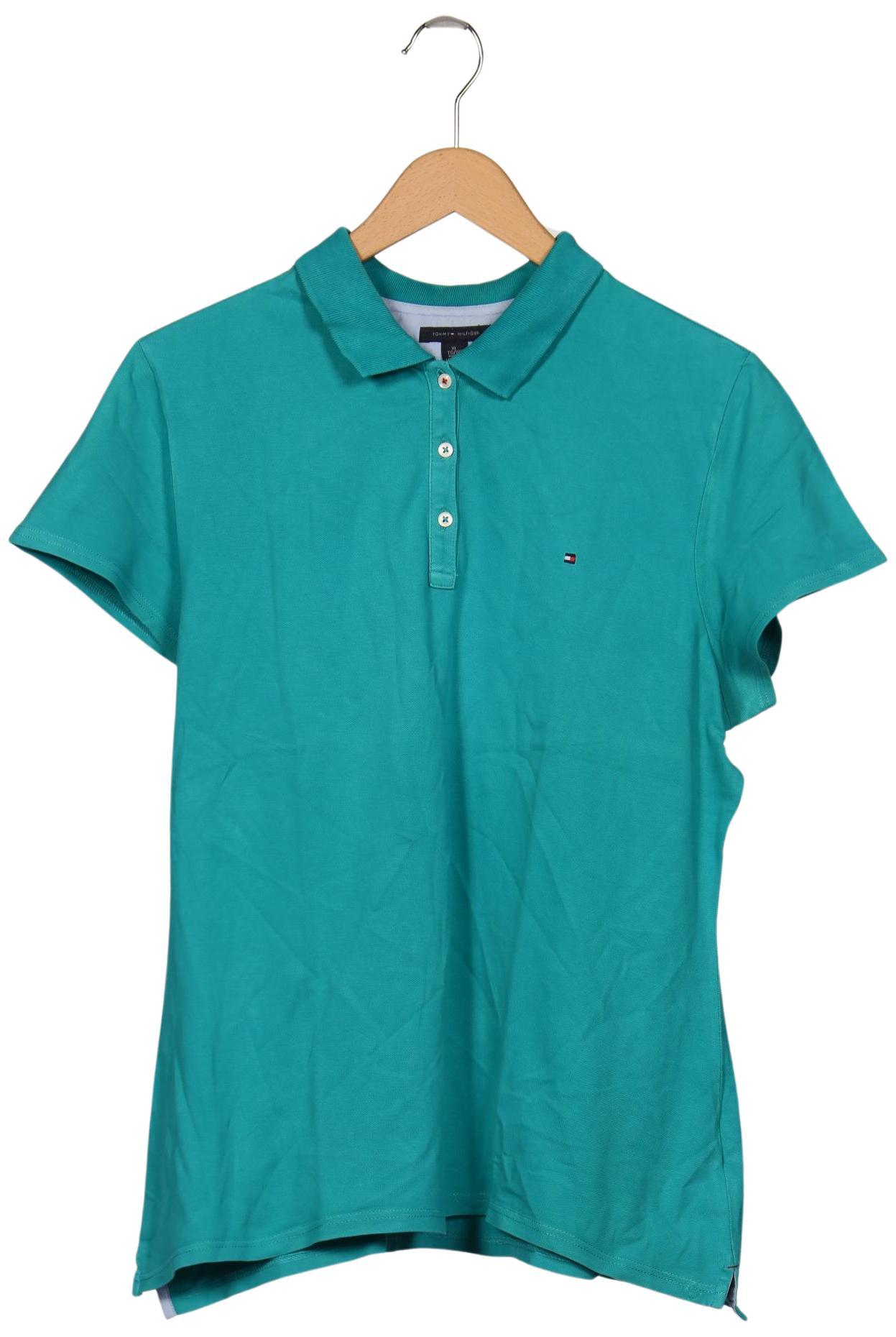 

Tommy Hilfiger Damen Poloshirt, türkis, Gr. 44