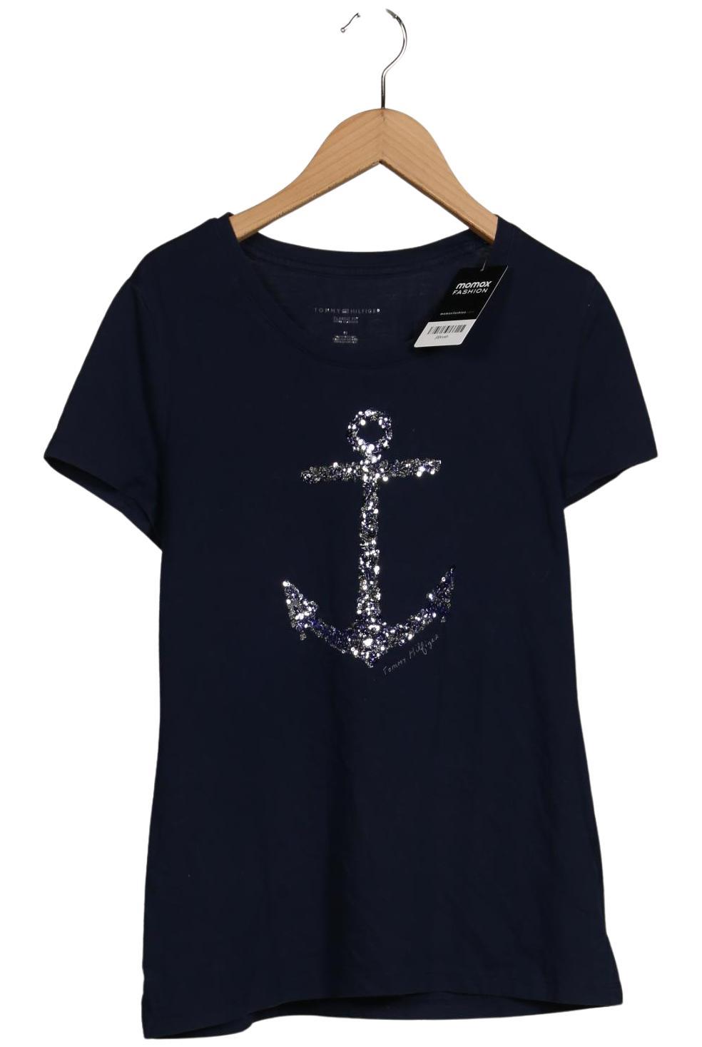 

Tommy Hilfiger Damen T-Shirt, marineblau, Gr. 38