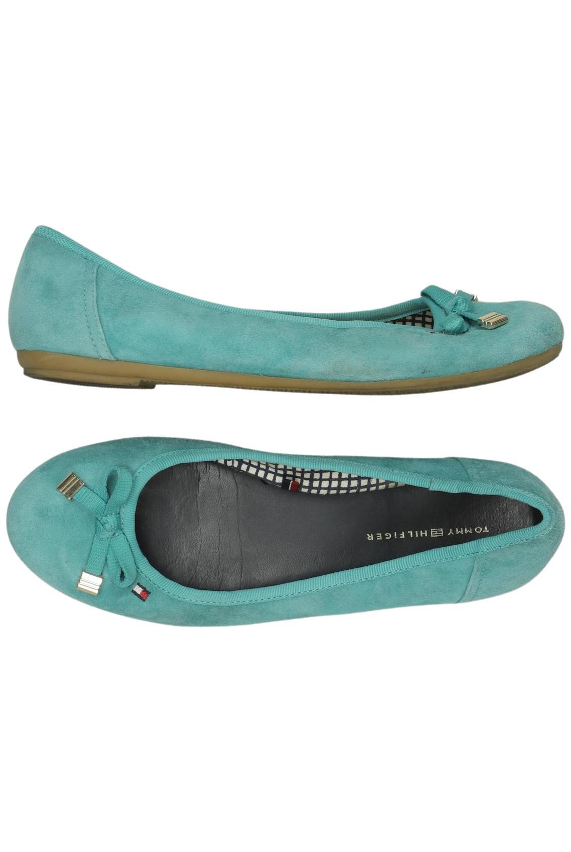 Thumbnail - Tommy Hilfiger Damen Ballerinas, türkis, Gr. 38