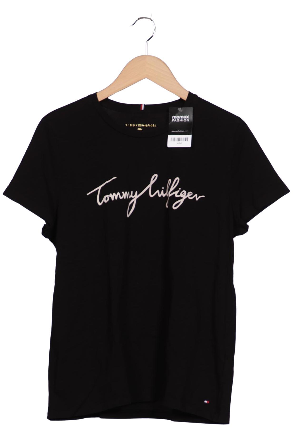 

Tommy Hilfiger Damen T-Shirt, schwarz, Gr. 46