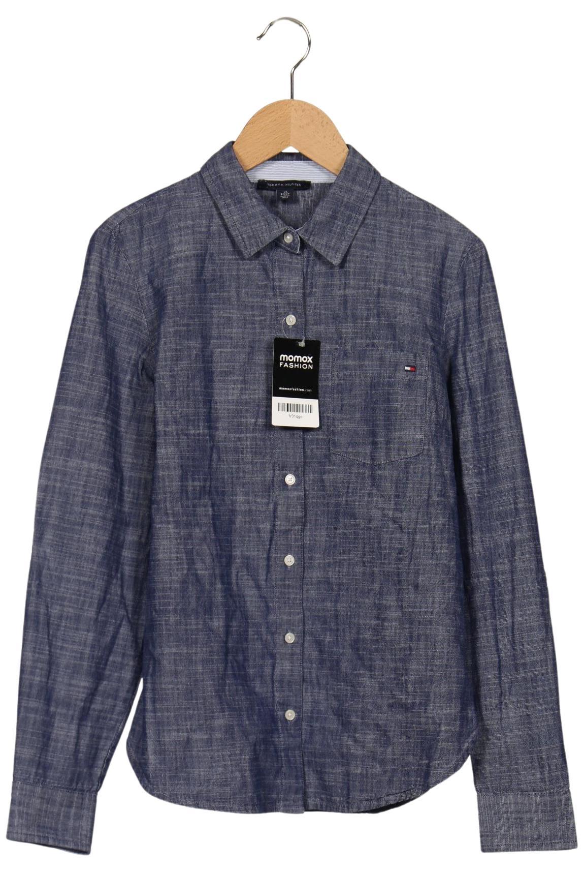 

Tommy Hilfiger Damen Bluse, blau, Gr. 34