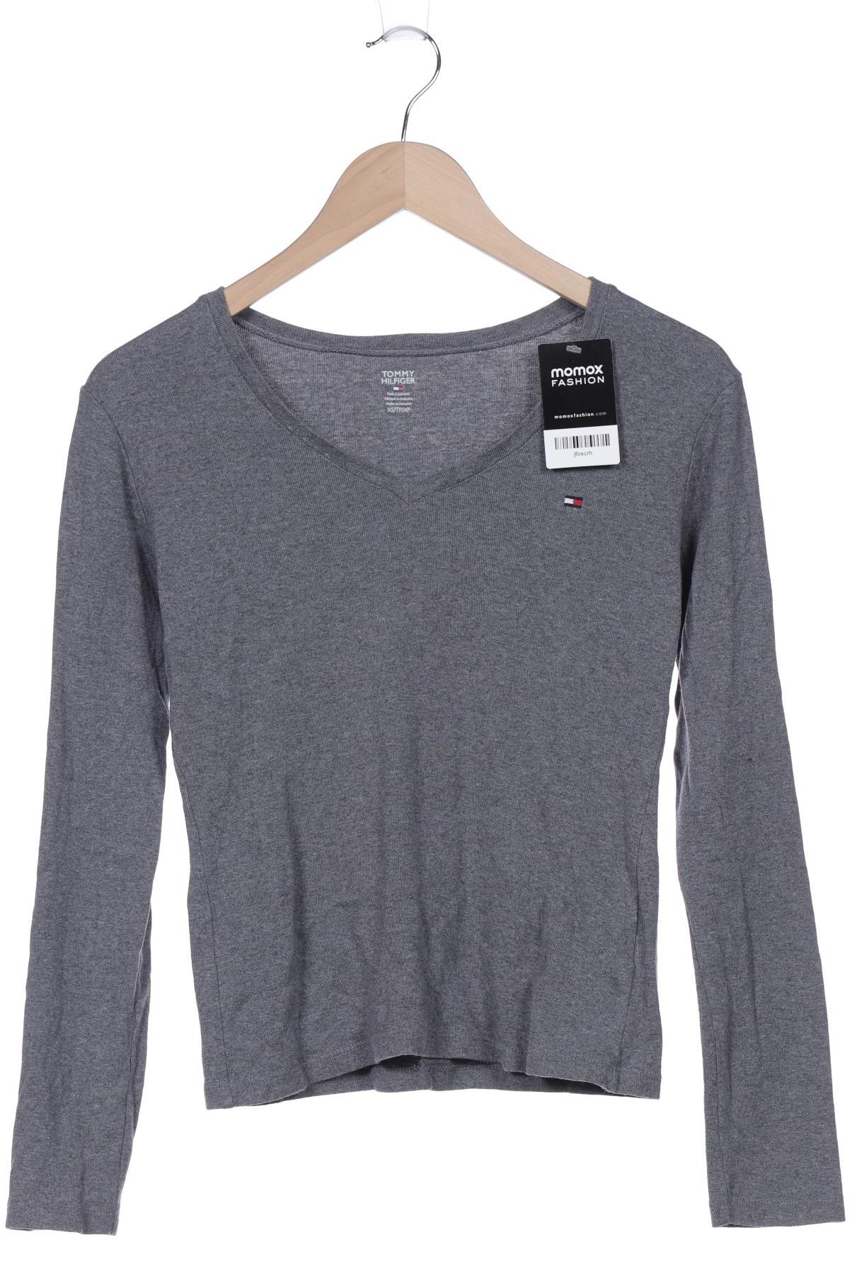 

Tommy Hilfiger Damen Langarmshirt, grau, Gr. 34