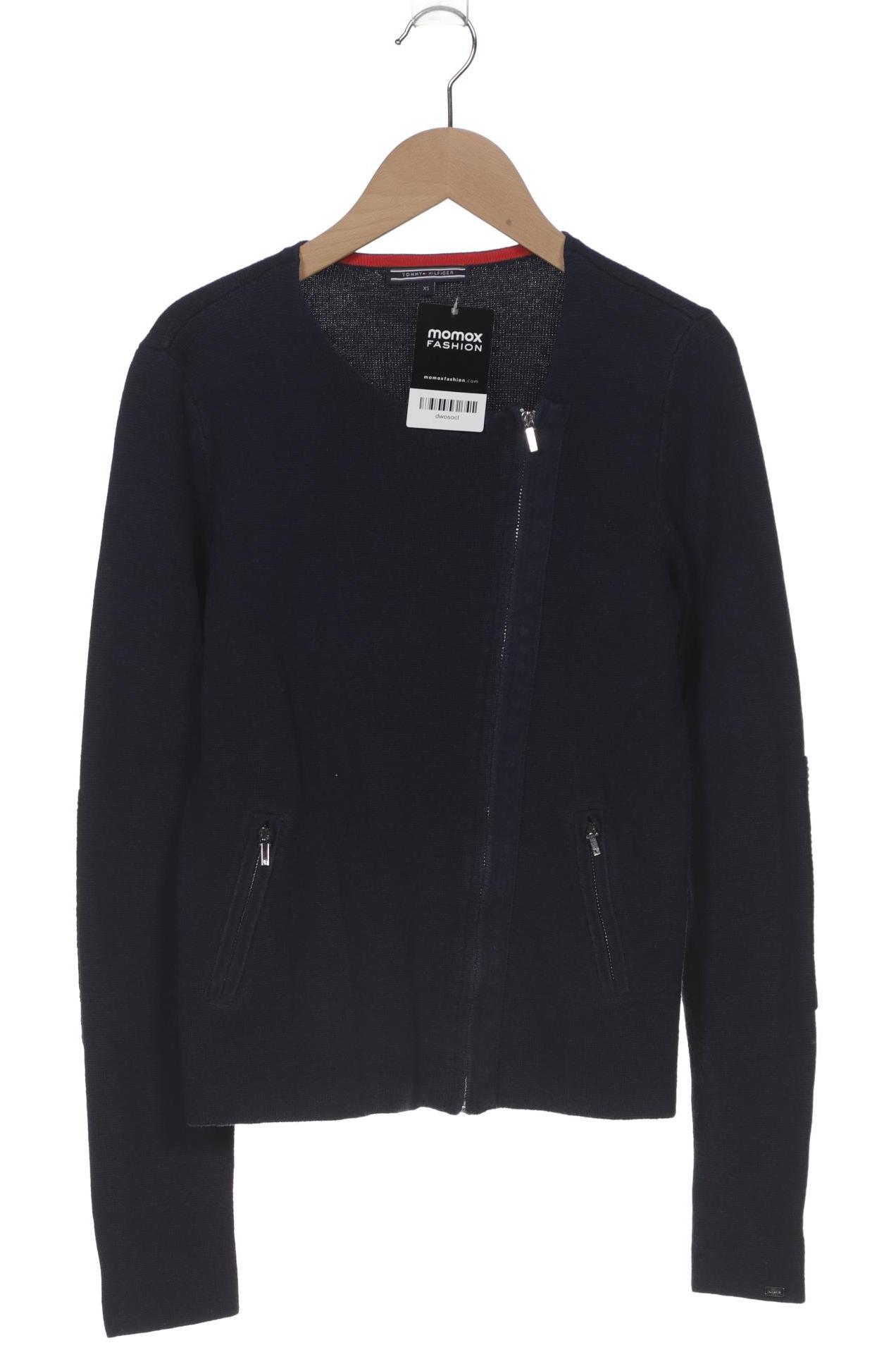 

Tommy Hilfiger Damen Strickjacke, marineblau, Gr. 34